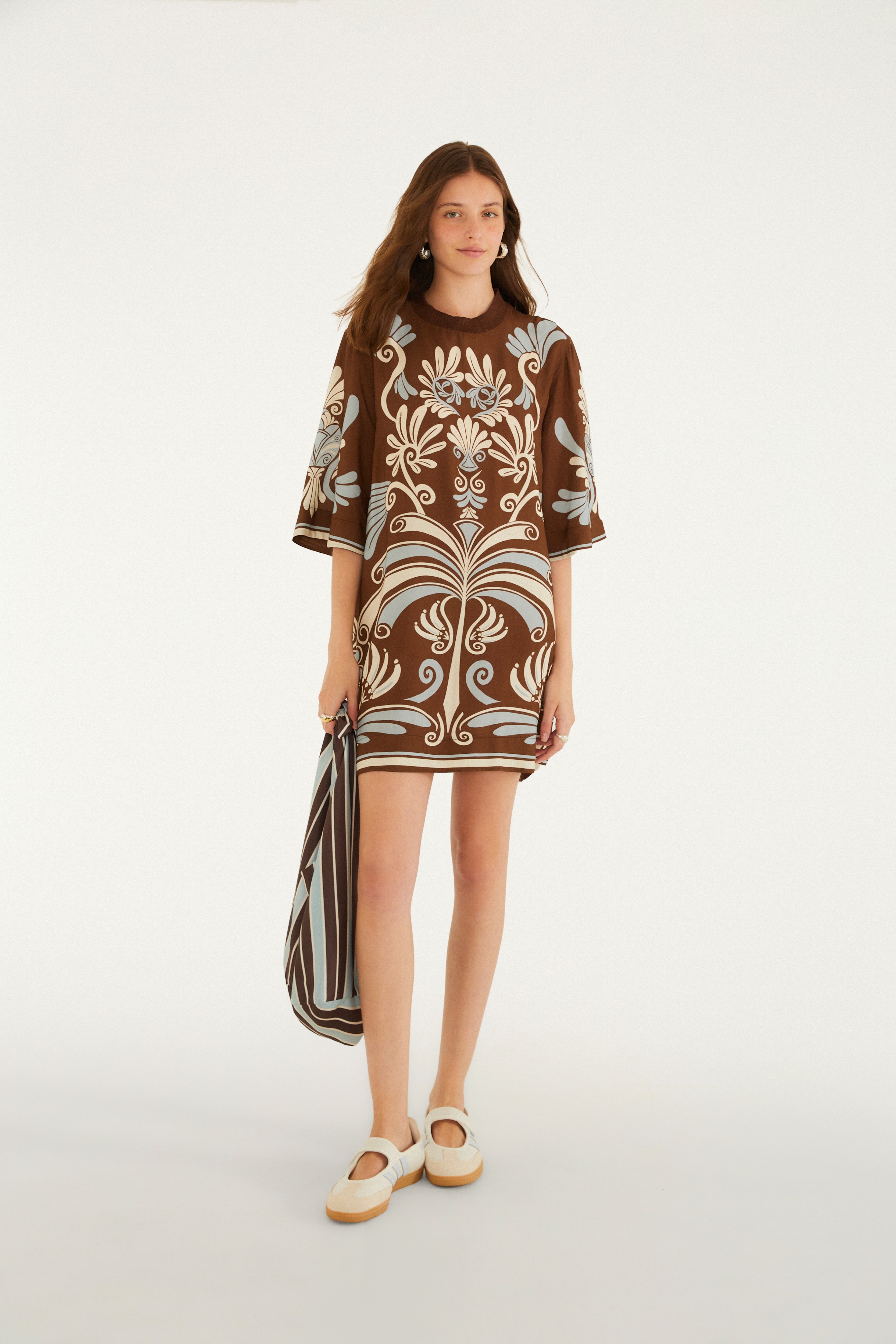 Vestido T-Shirt Estampado Coletânea Tropical — foto 2