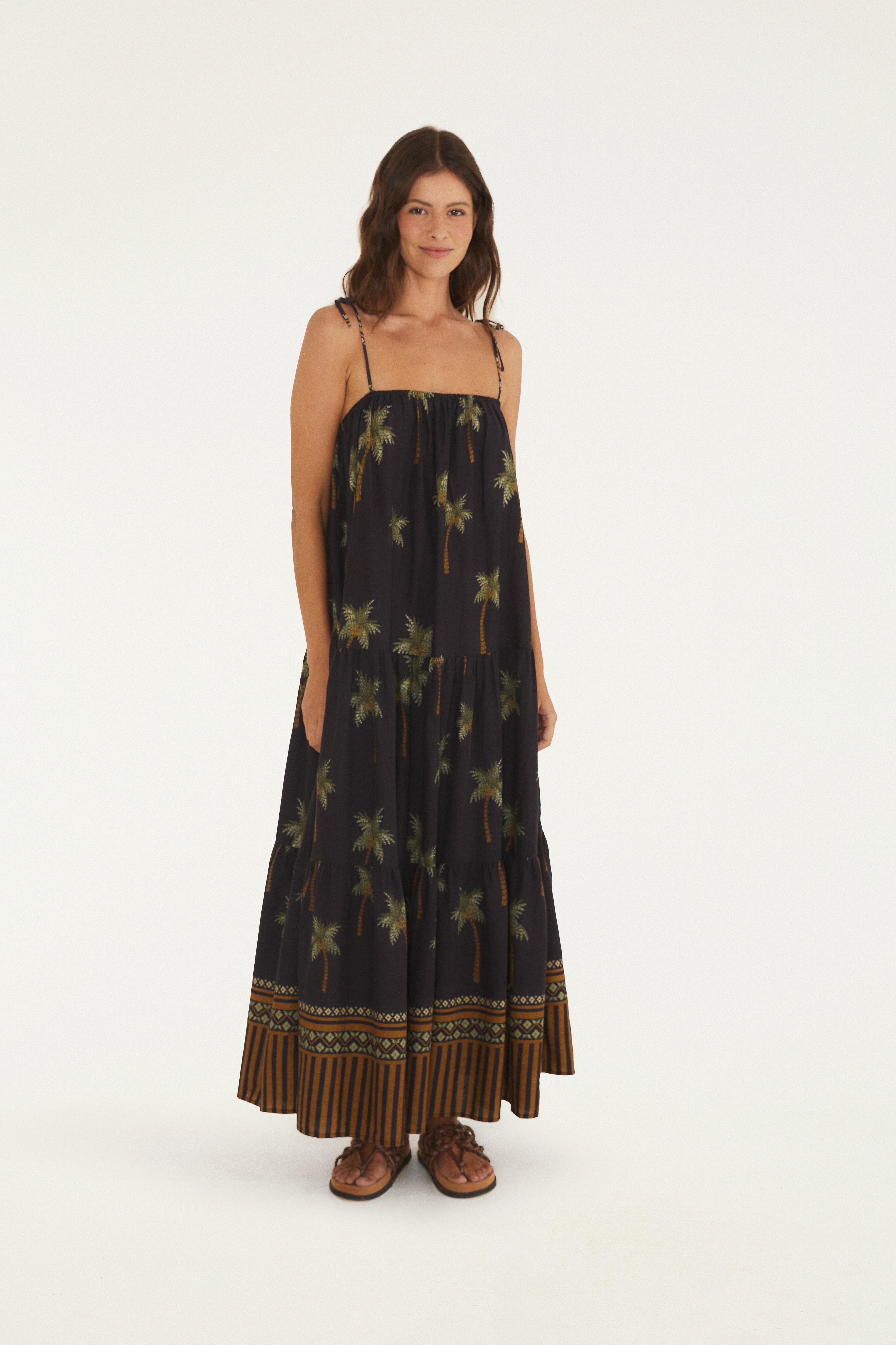 Vestido Marias Estampado Coqueiritos — foto 2