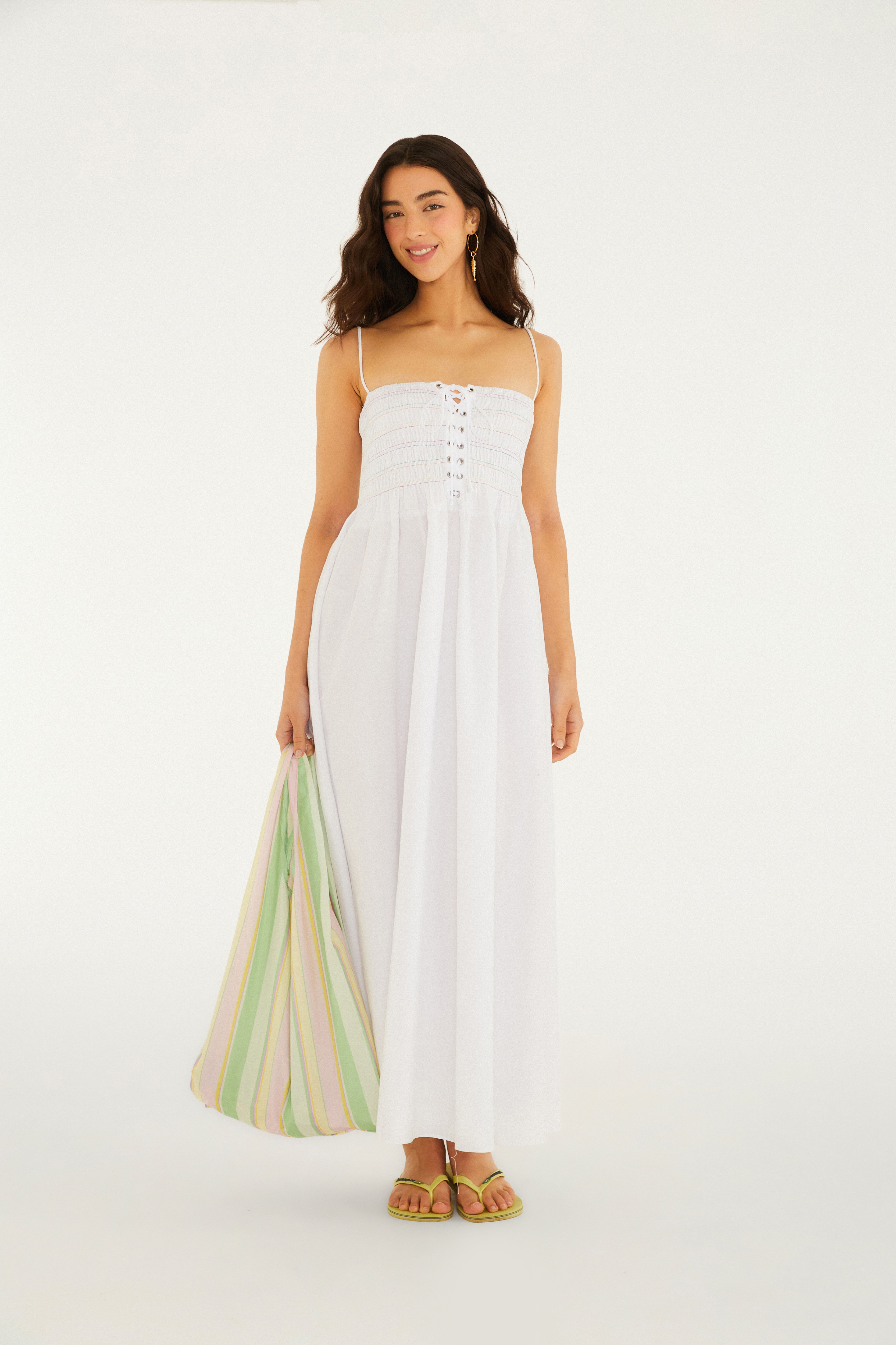 Vestido Lastex Colorido — foto 2