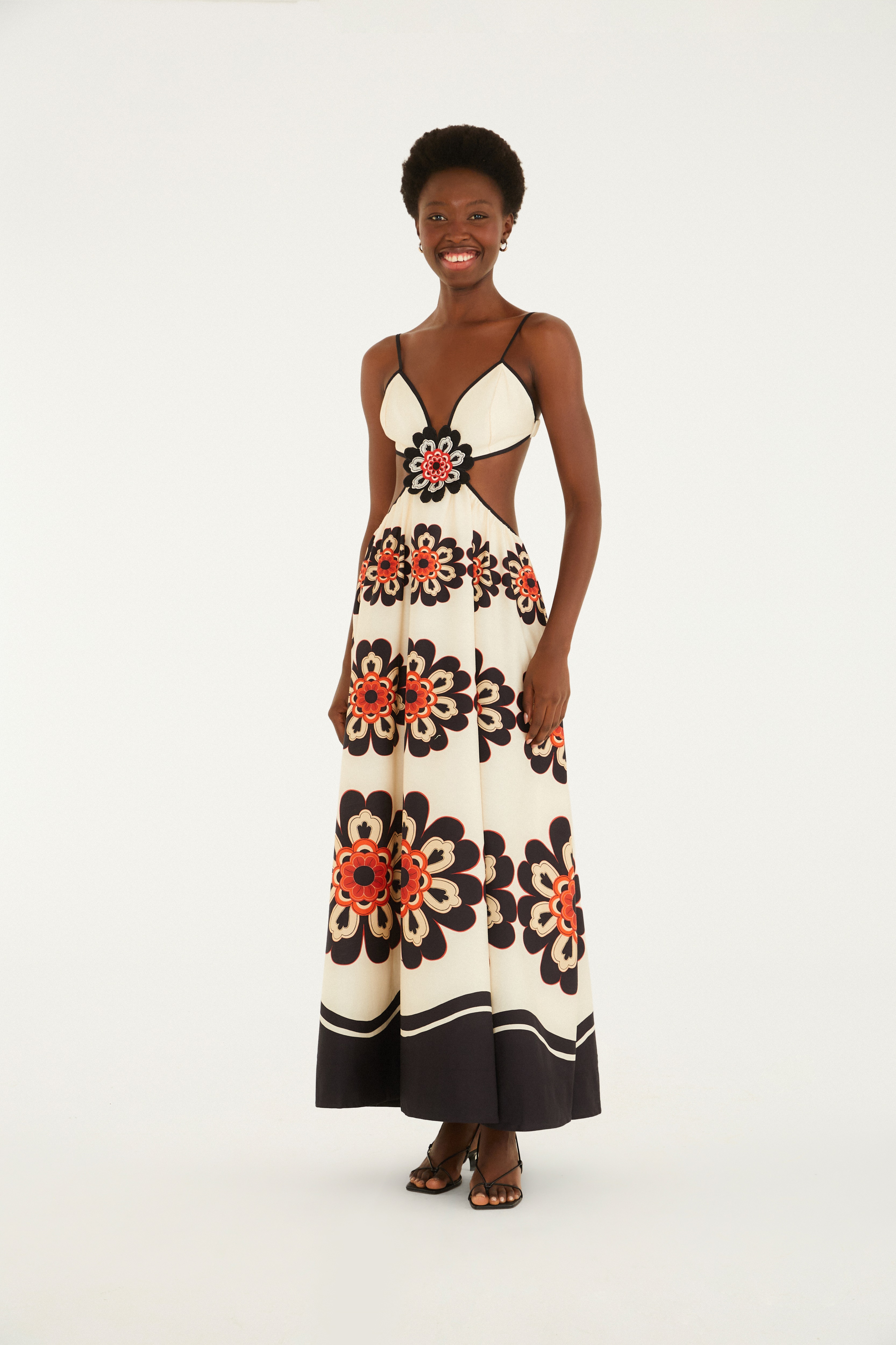 Vestido Estampado Flor Fiorella — foto 2
