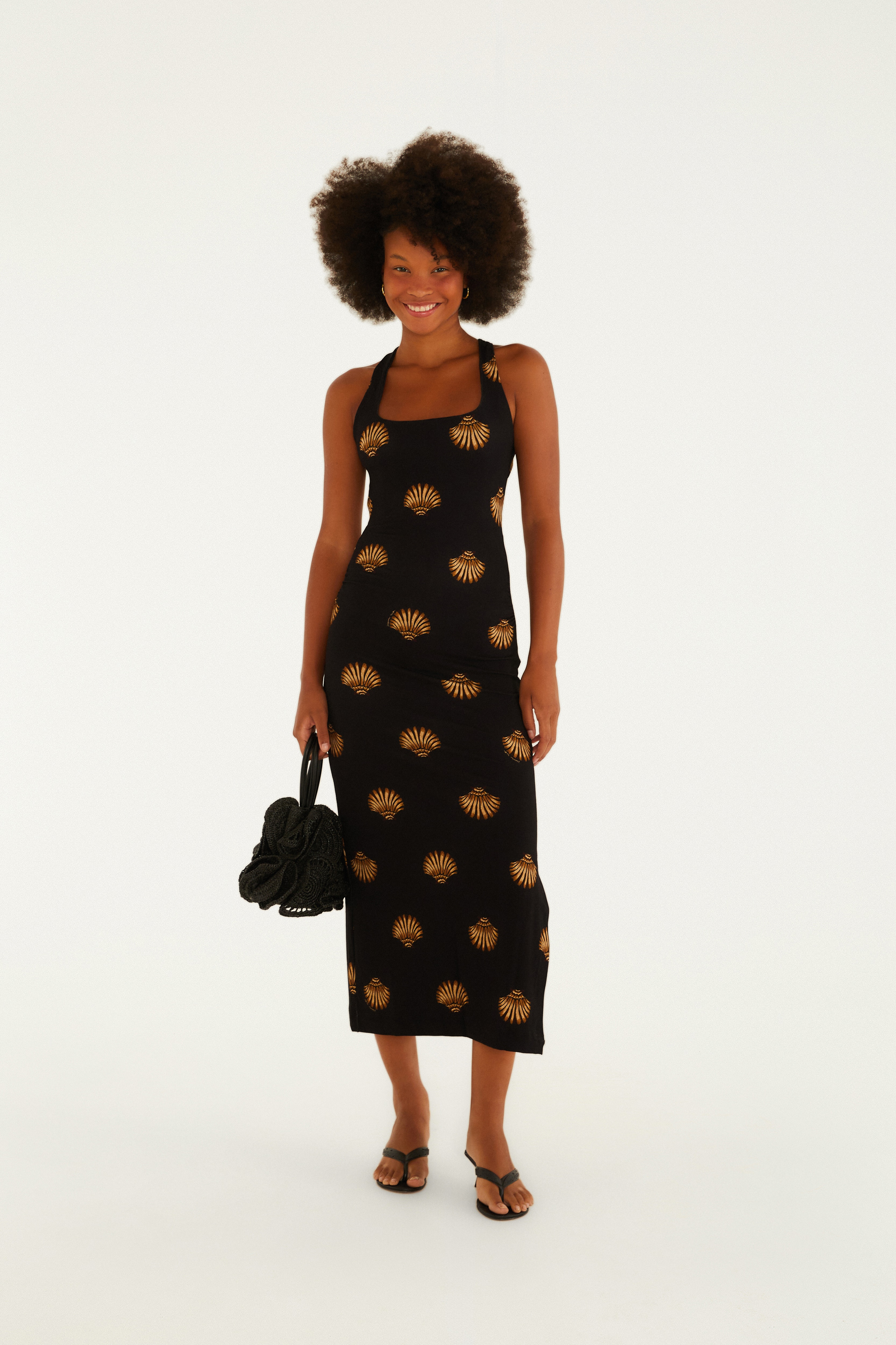 Vestido Midi Estampado Conchita — foto 2