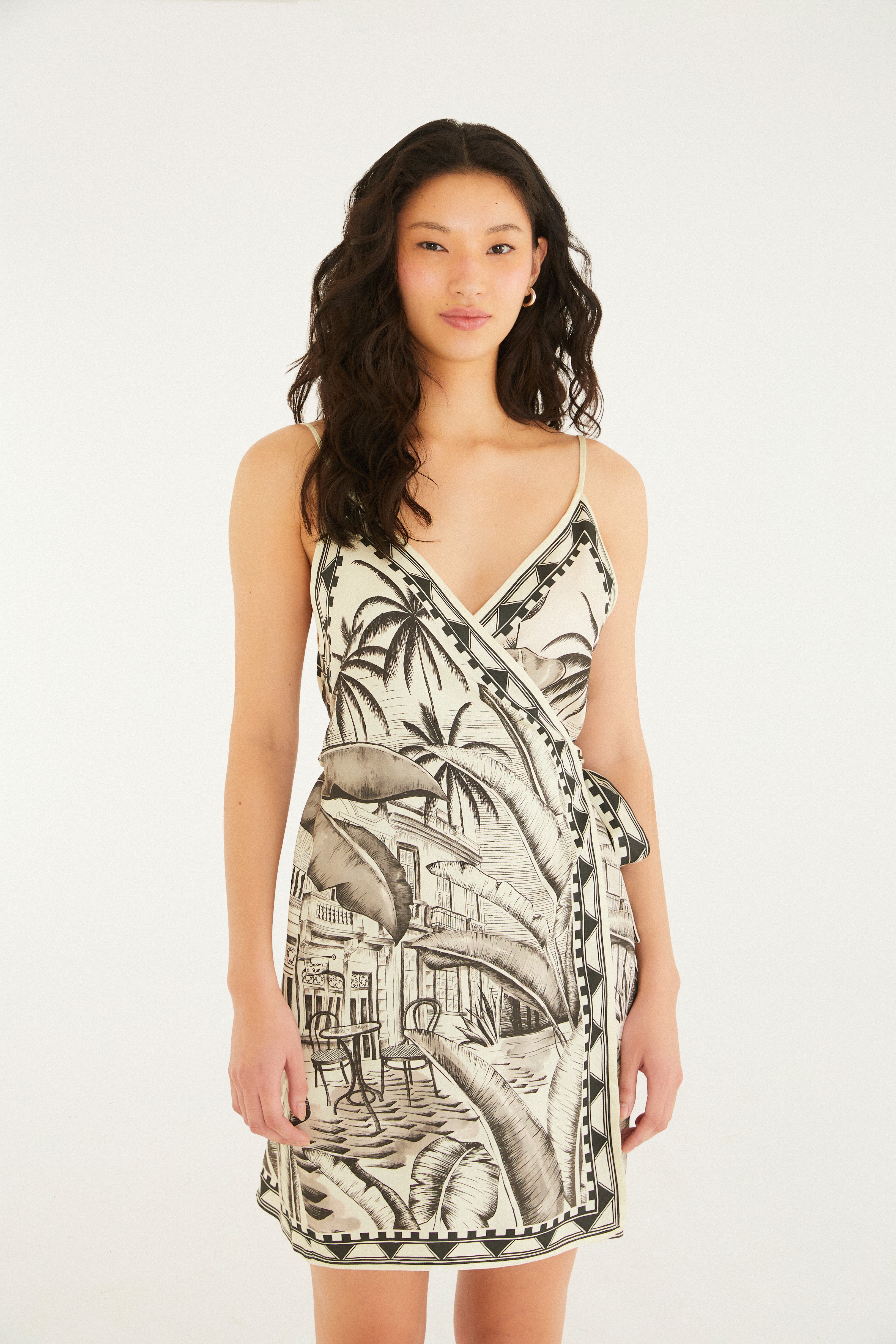 Vestido Curto Estampado Teresa Lenço — foto 2