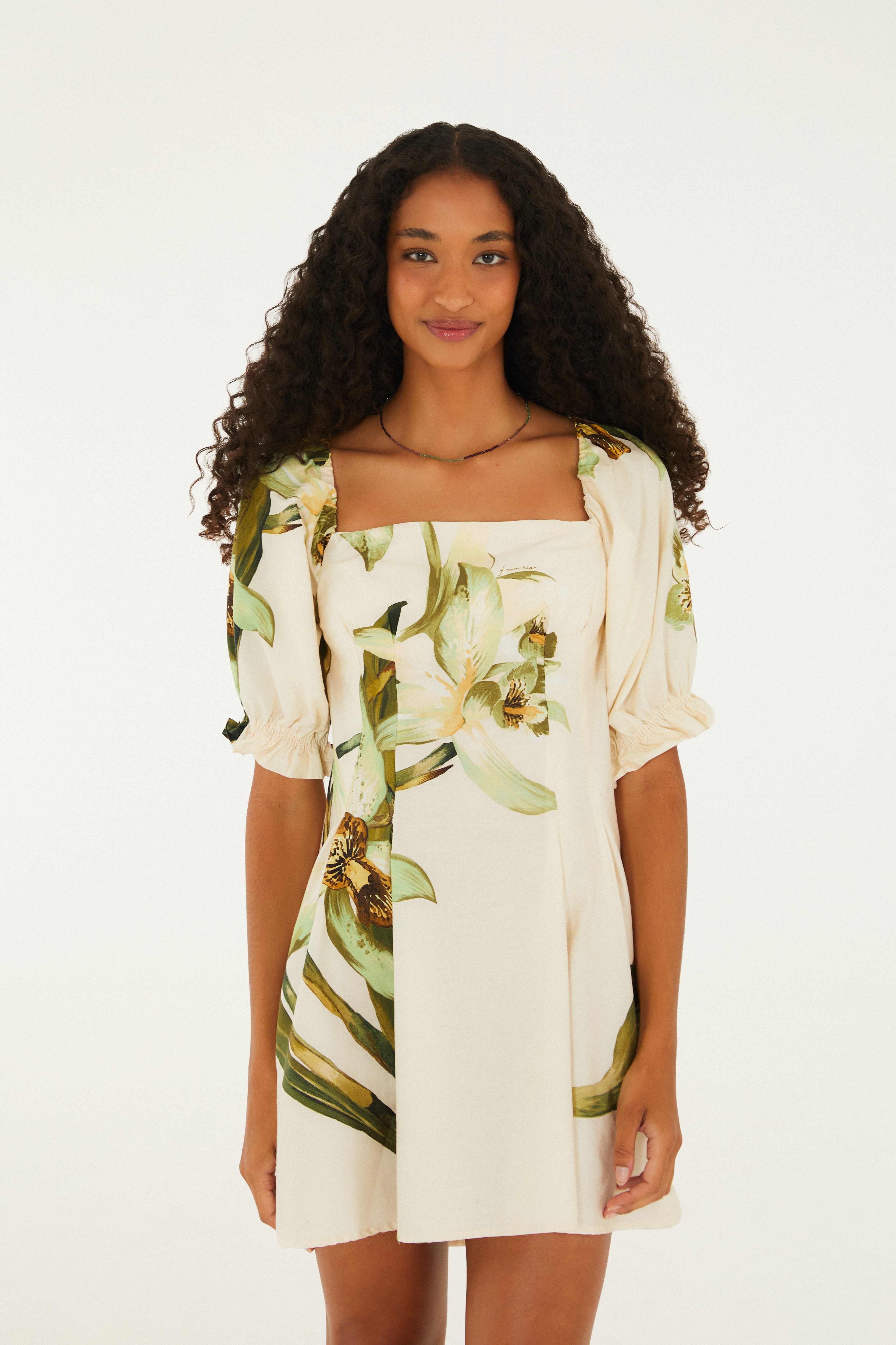 Vestido Estampado Floral Orquídea — foto 2