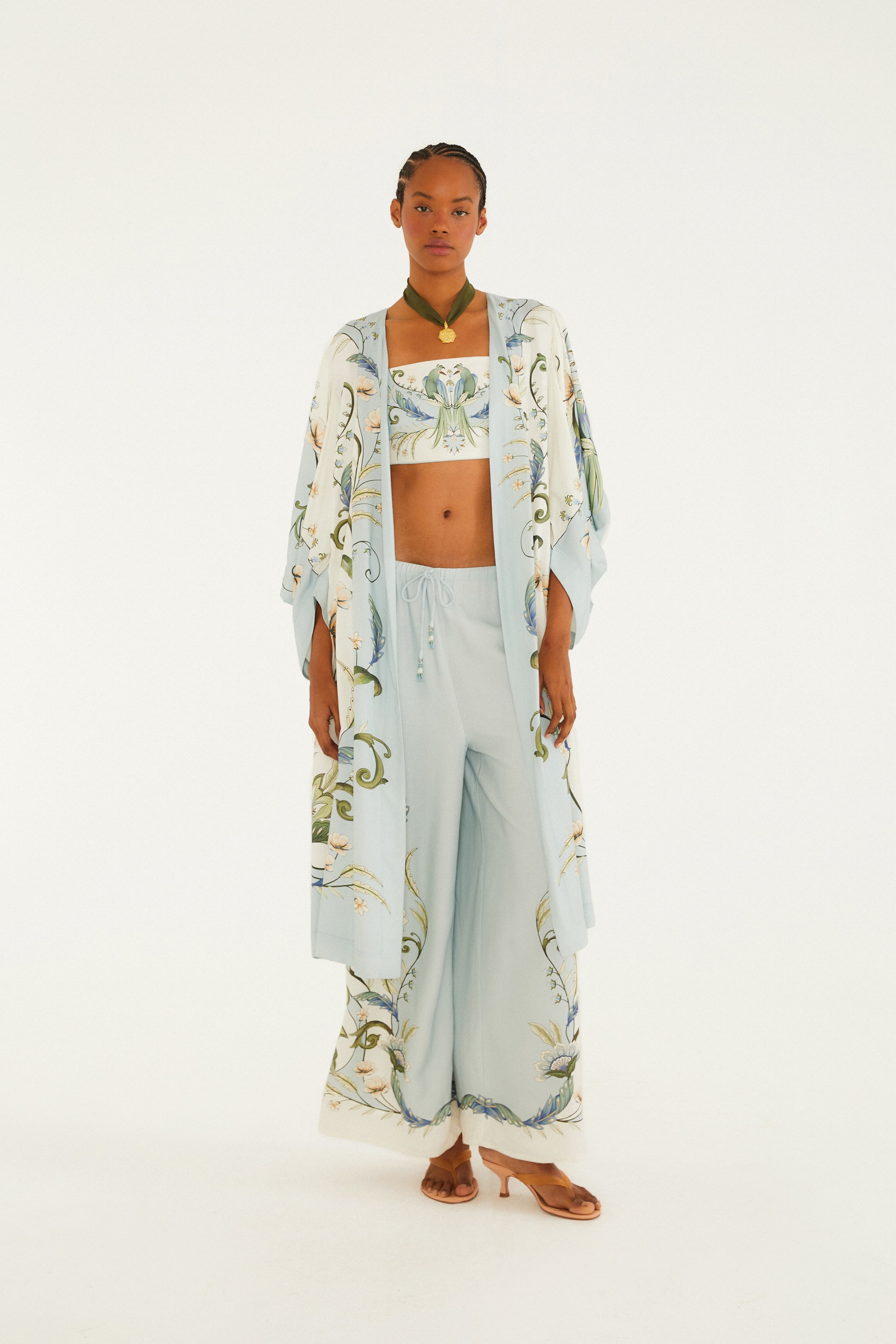 Maxi Kimono Estampado Milena — foto 2