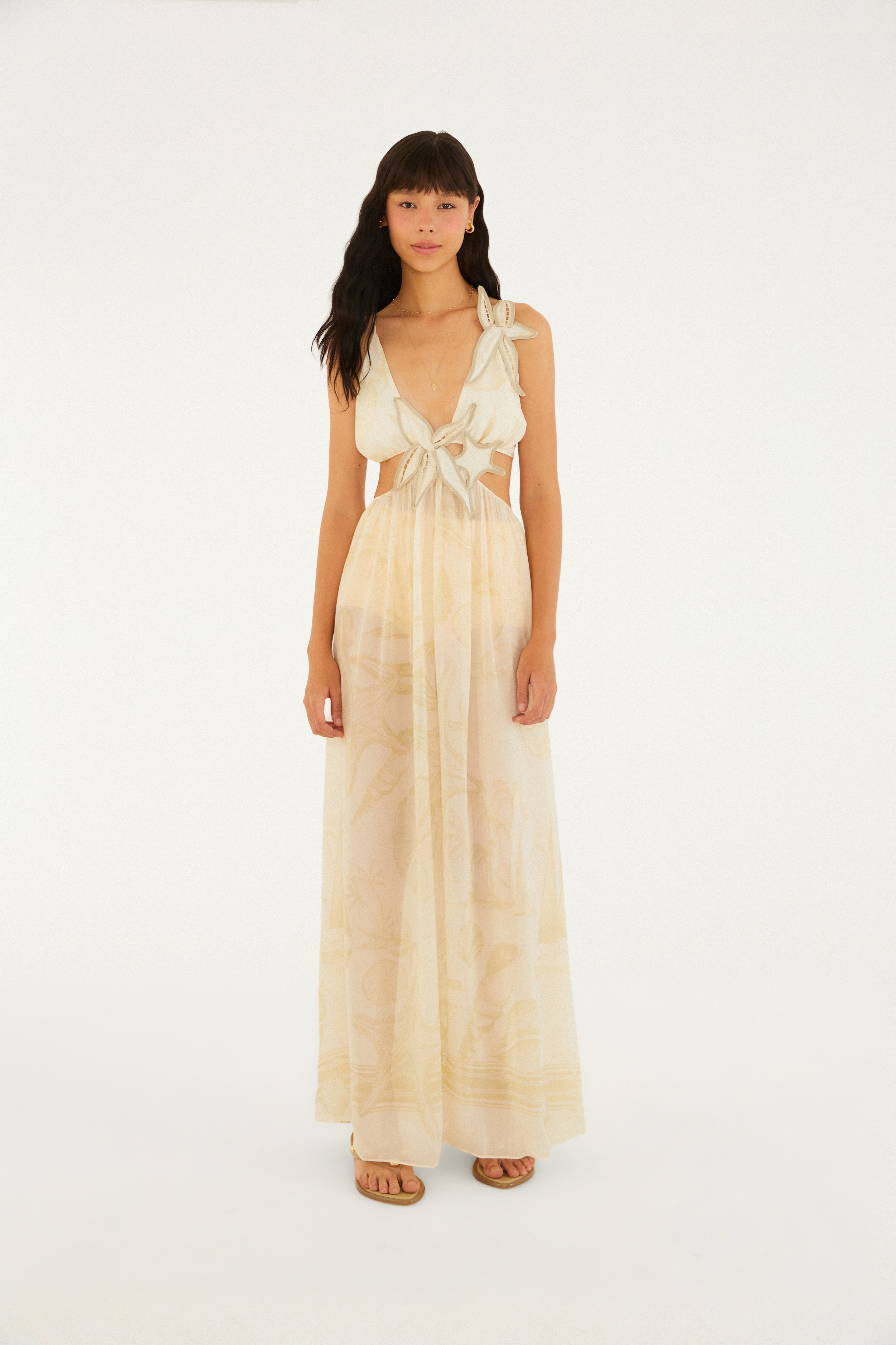 Vestido Longo Mar De Ondas — foto 2