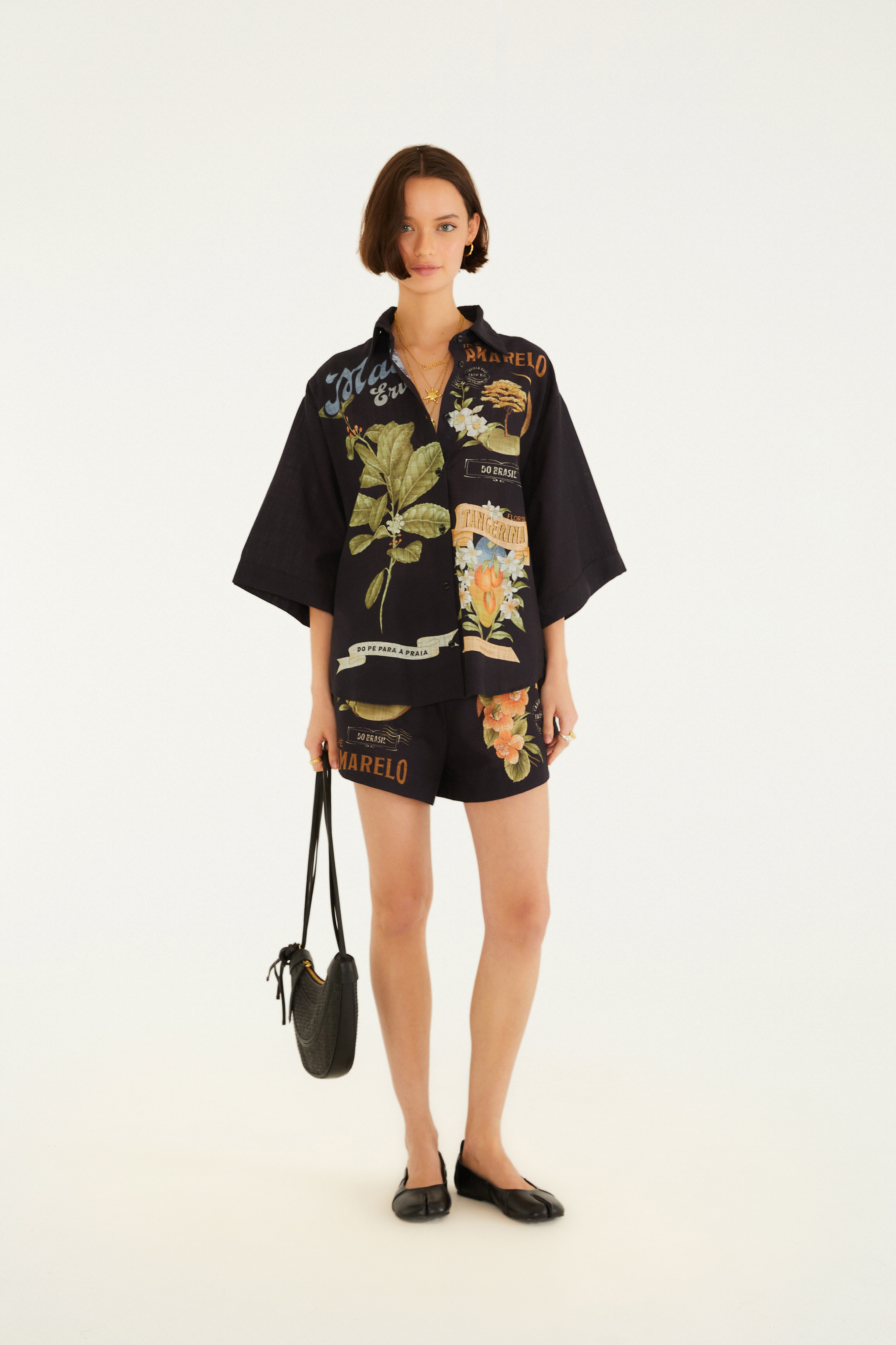 Short Estampado Selos Do Brasil — foto 2