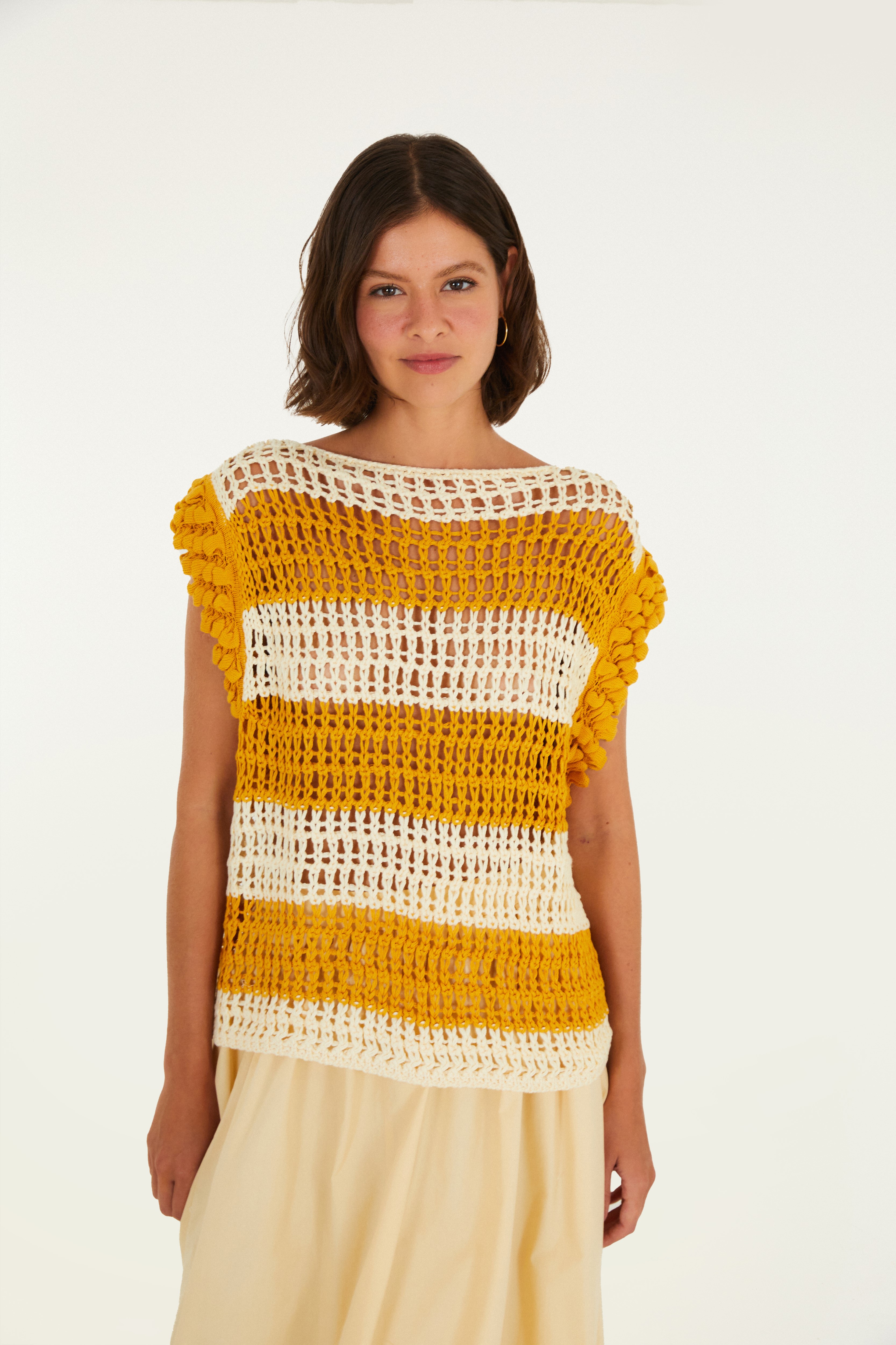 Colete Tricot Telado — foto 2