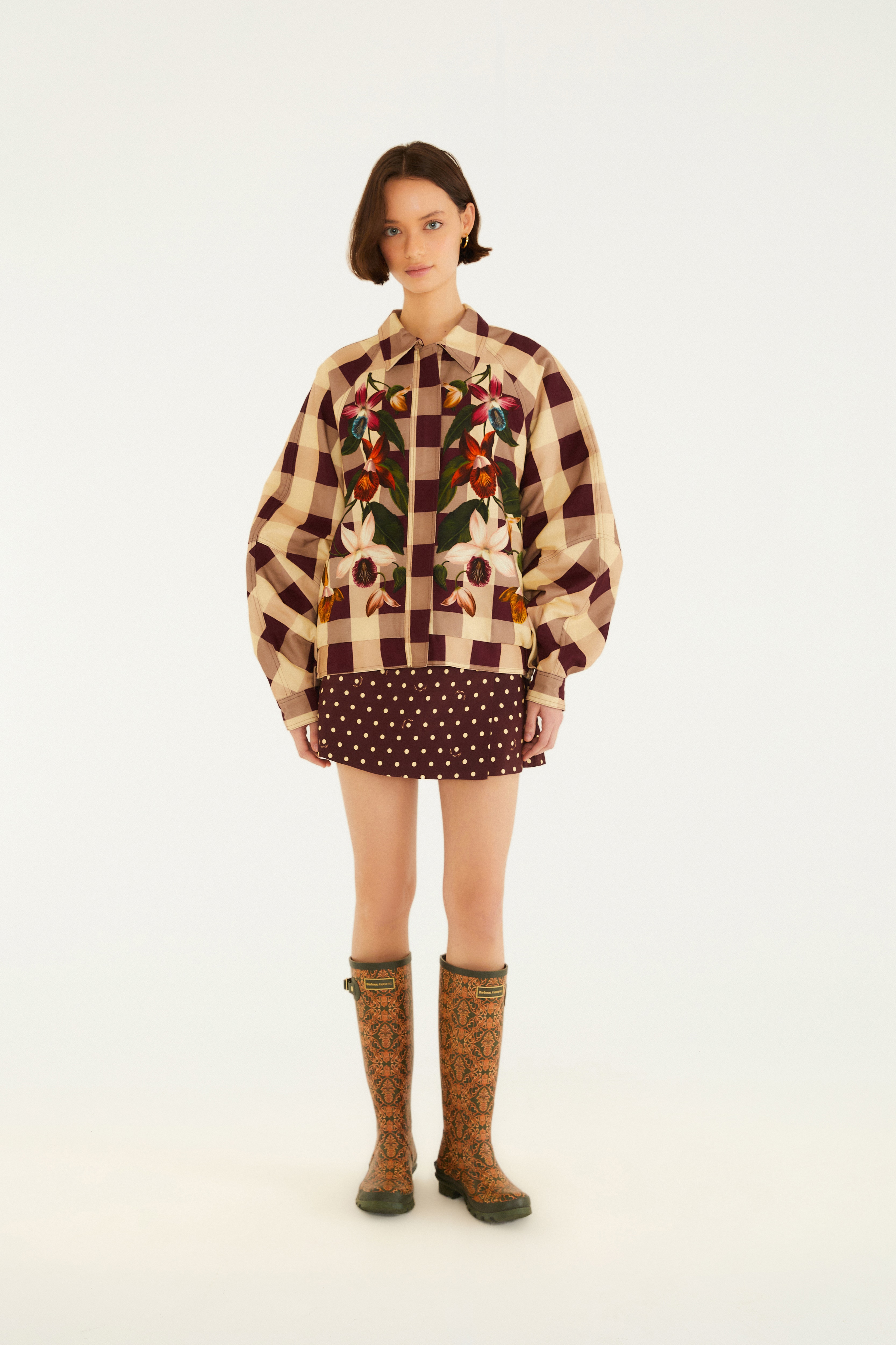 Short Saia Estampado Petit Poá — foto 2