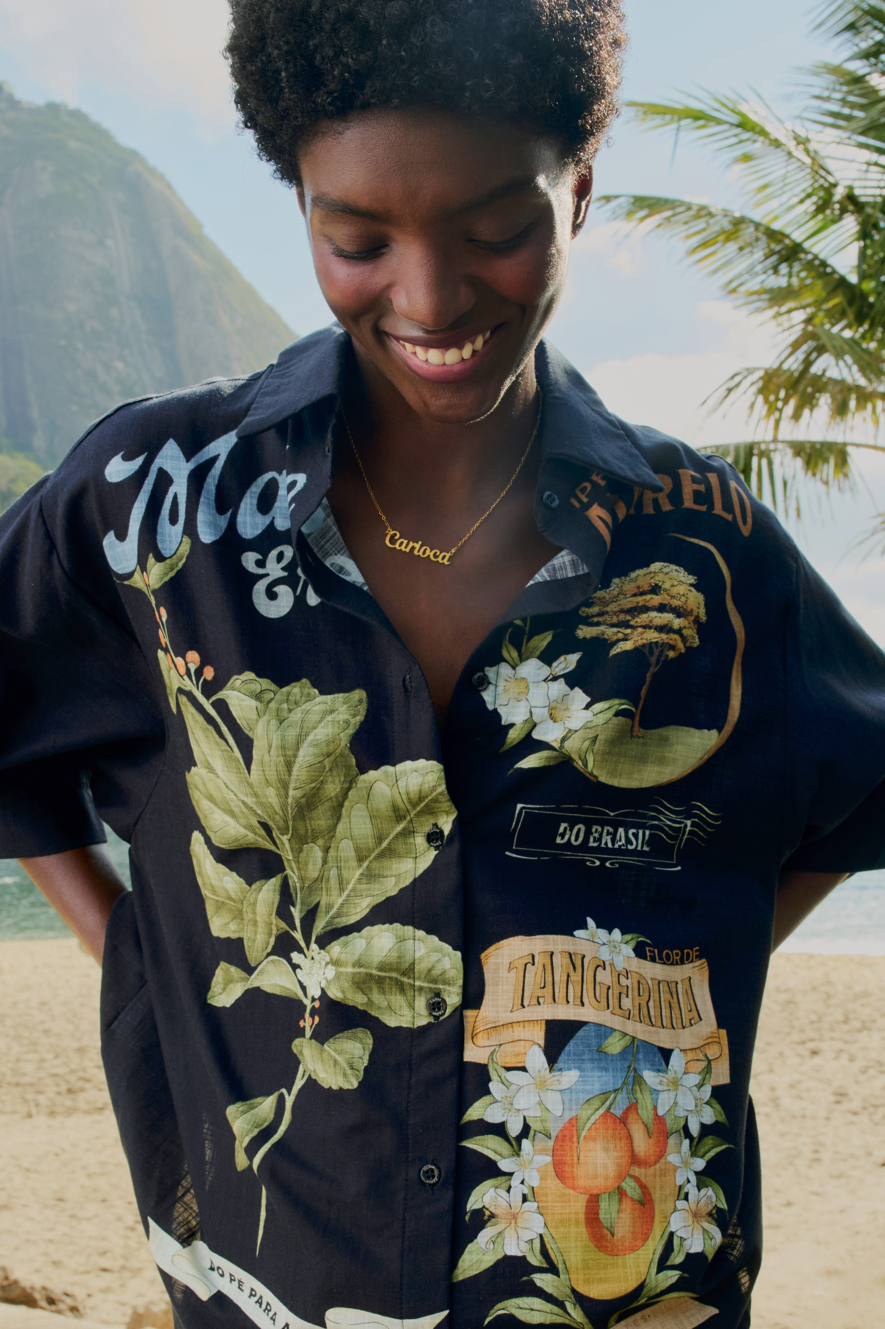 Camisa Estampada Selos Do Brasil