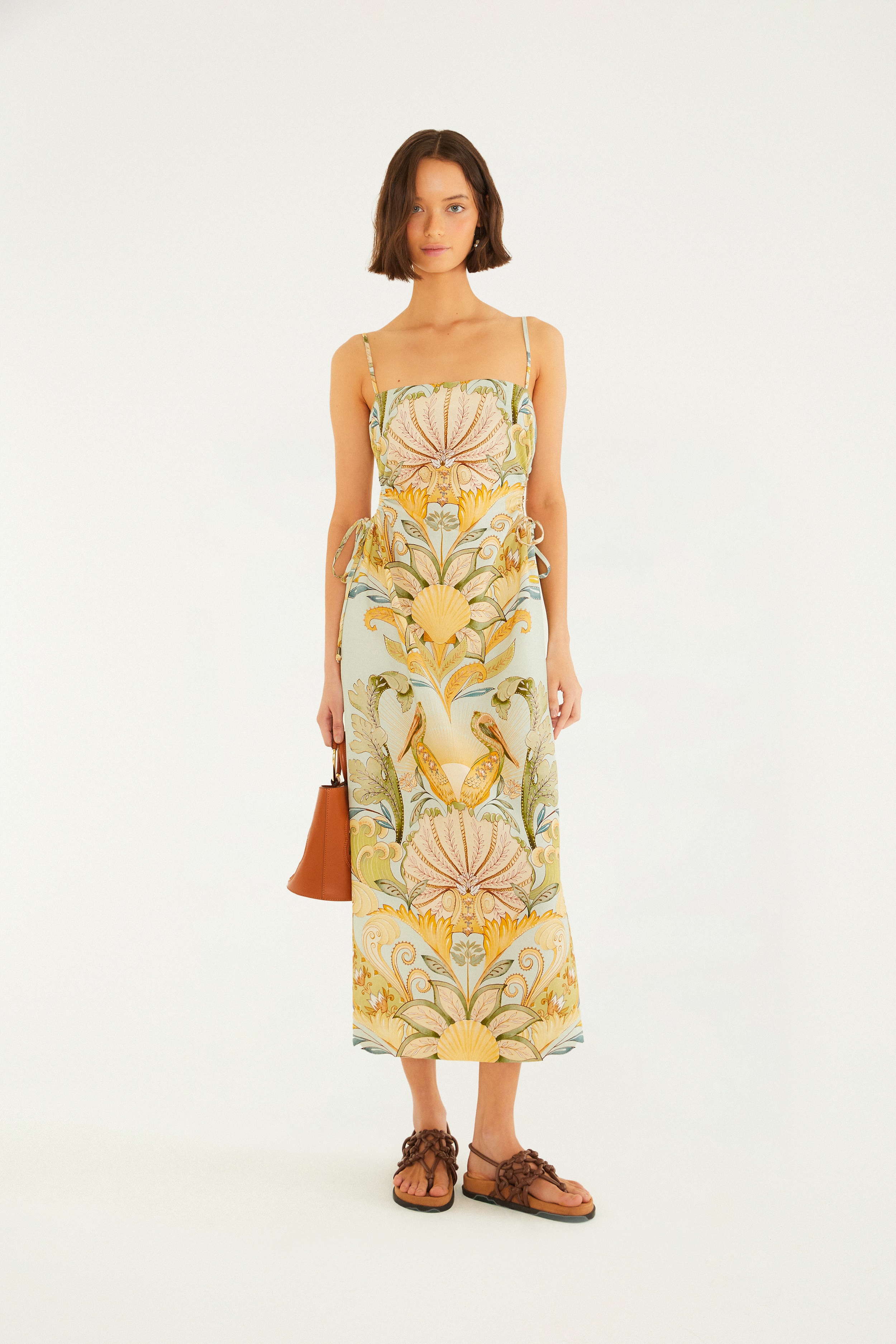 Vestido Estampado Jardim De Mar — foto 2