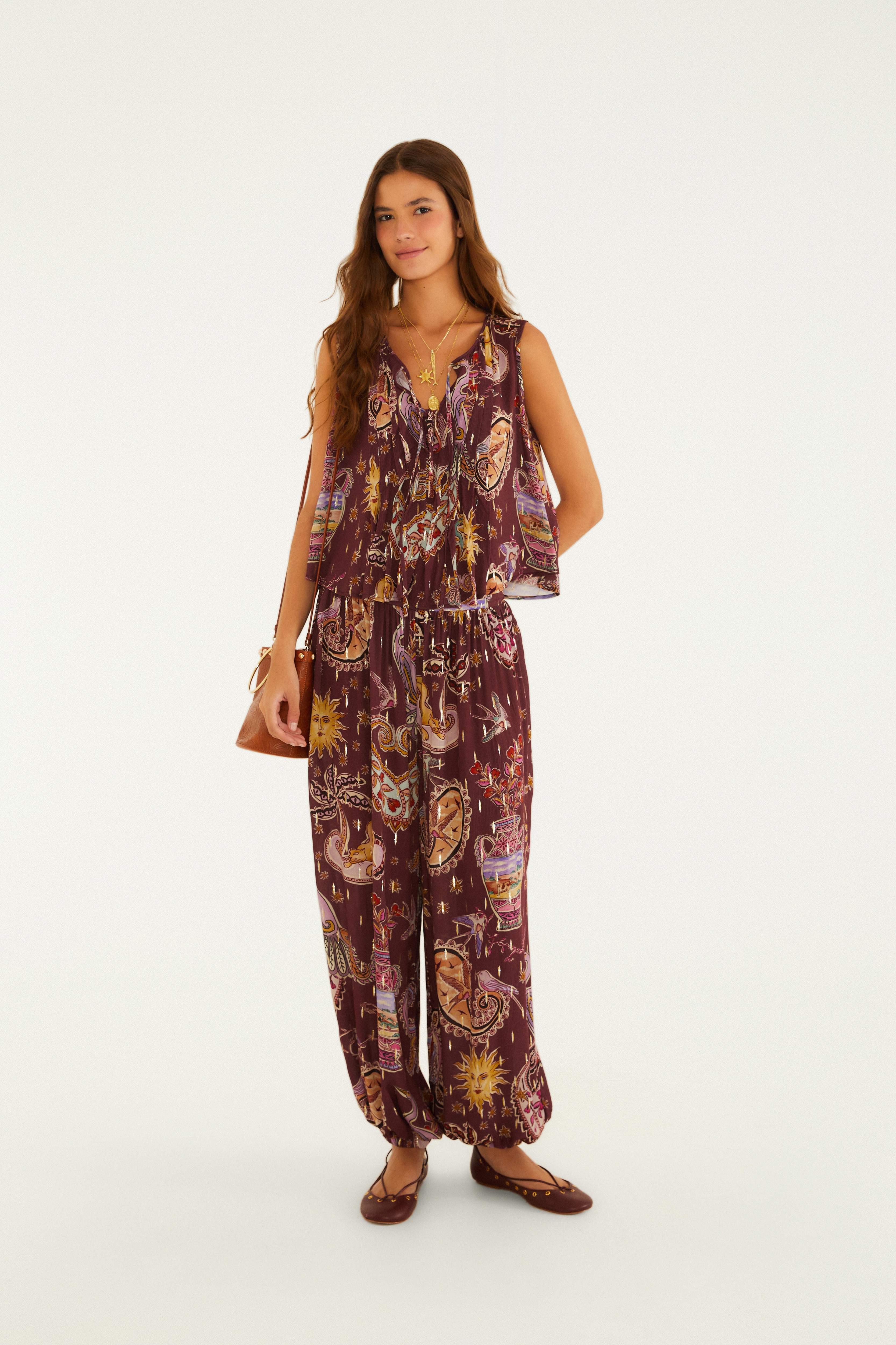 Calça Estampada Reino Místico — foto 2