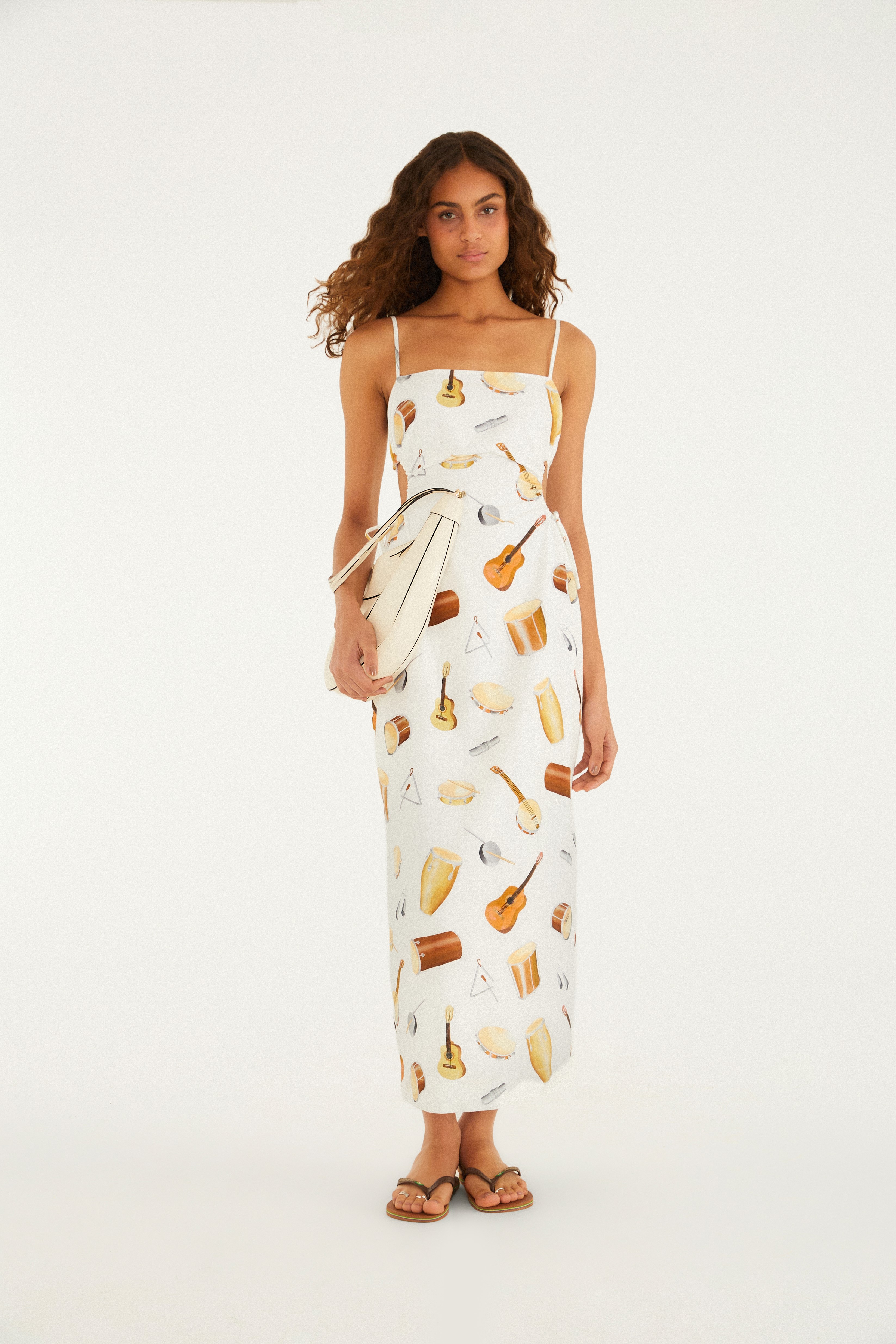 Vestido Longo Estampado Som Do Rio — foto 2
