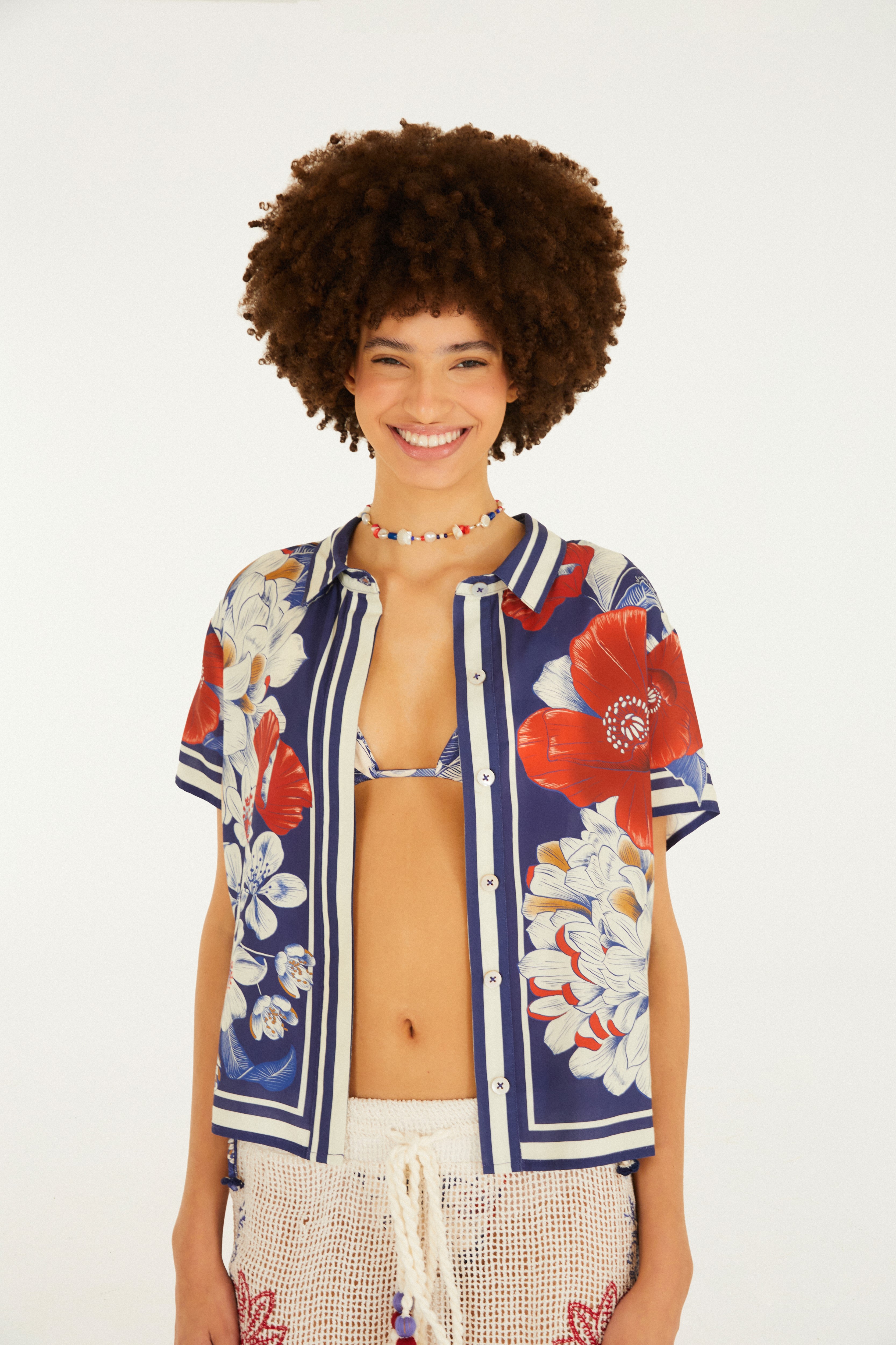 Camisa Estampada Vera Lenço — foto 2