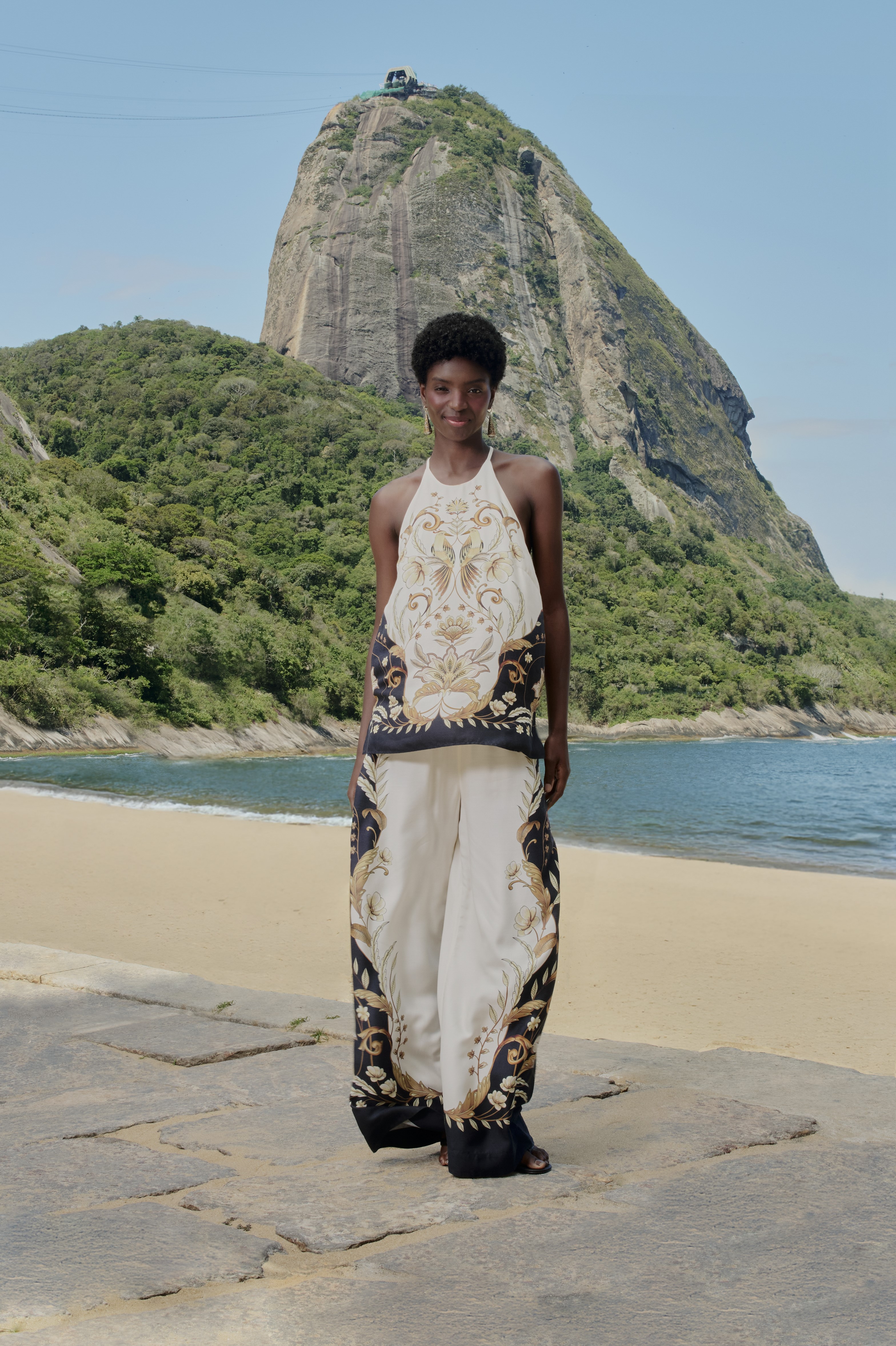 Calça Reta Estampada Milena — foto 2