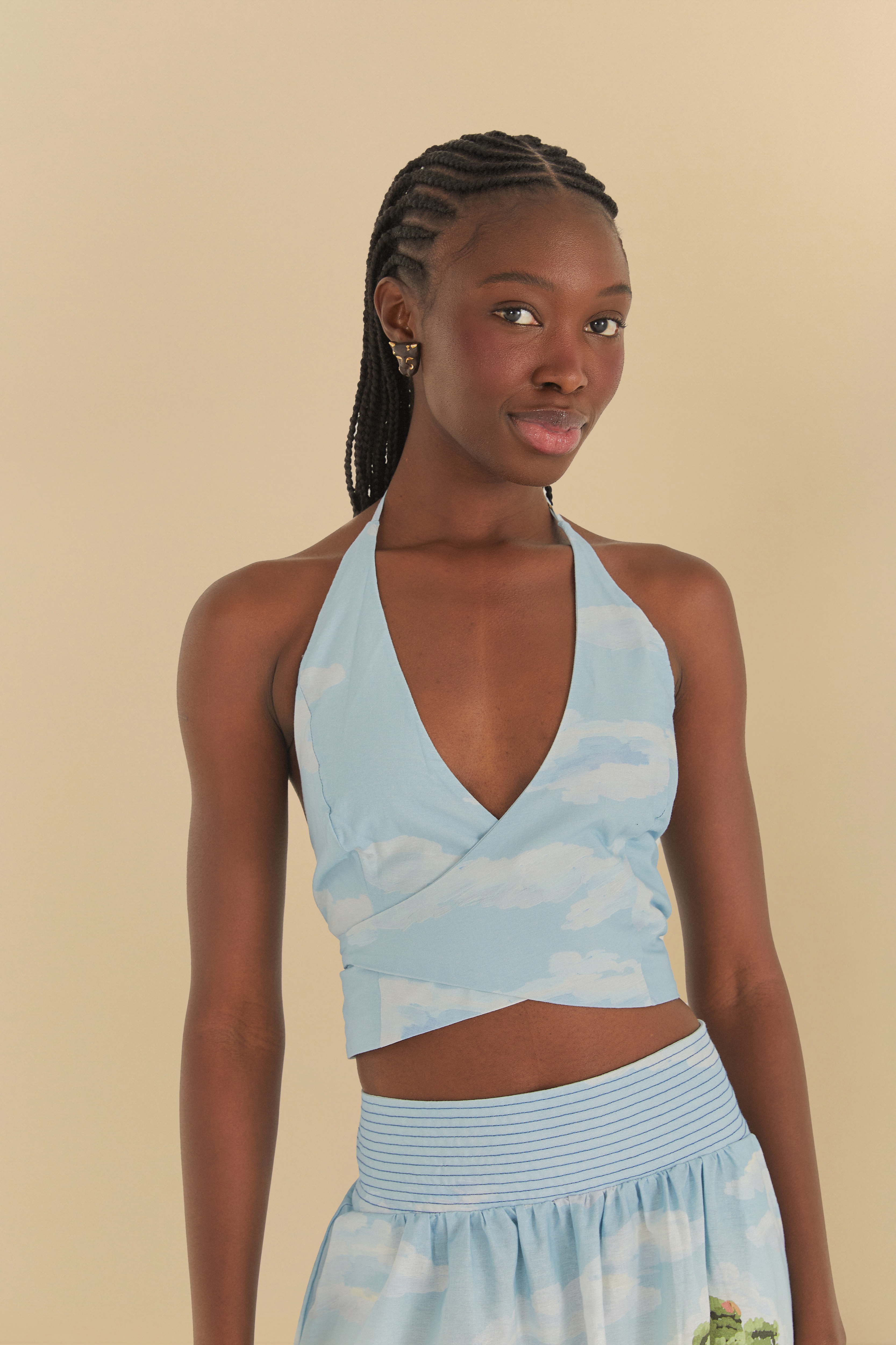 Blusa Estampada Paisagem Natural — foto 2