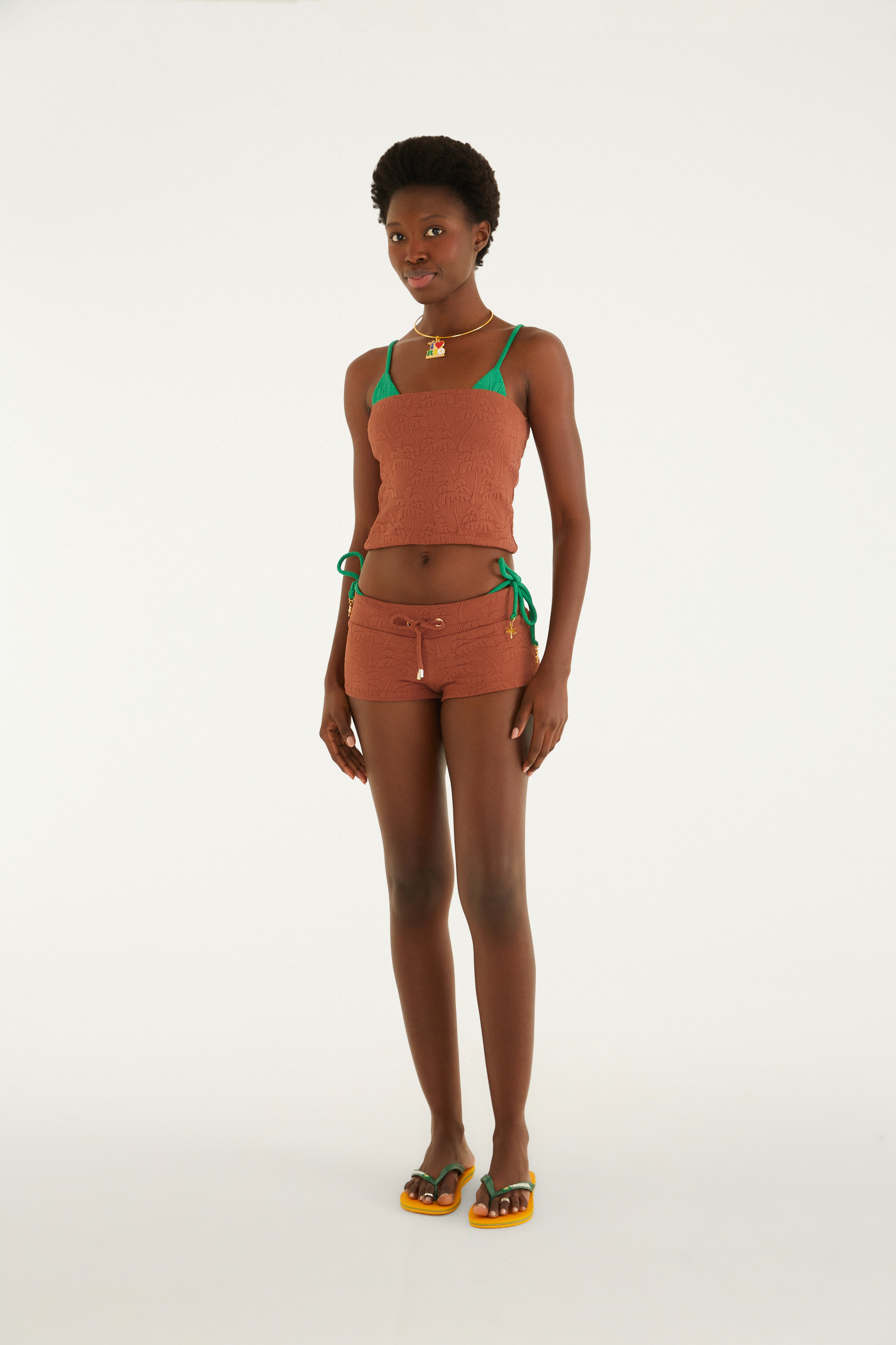 Short Textura Coqueiro