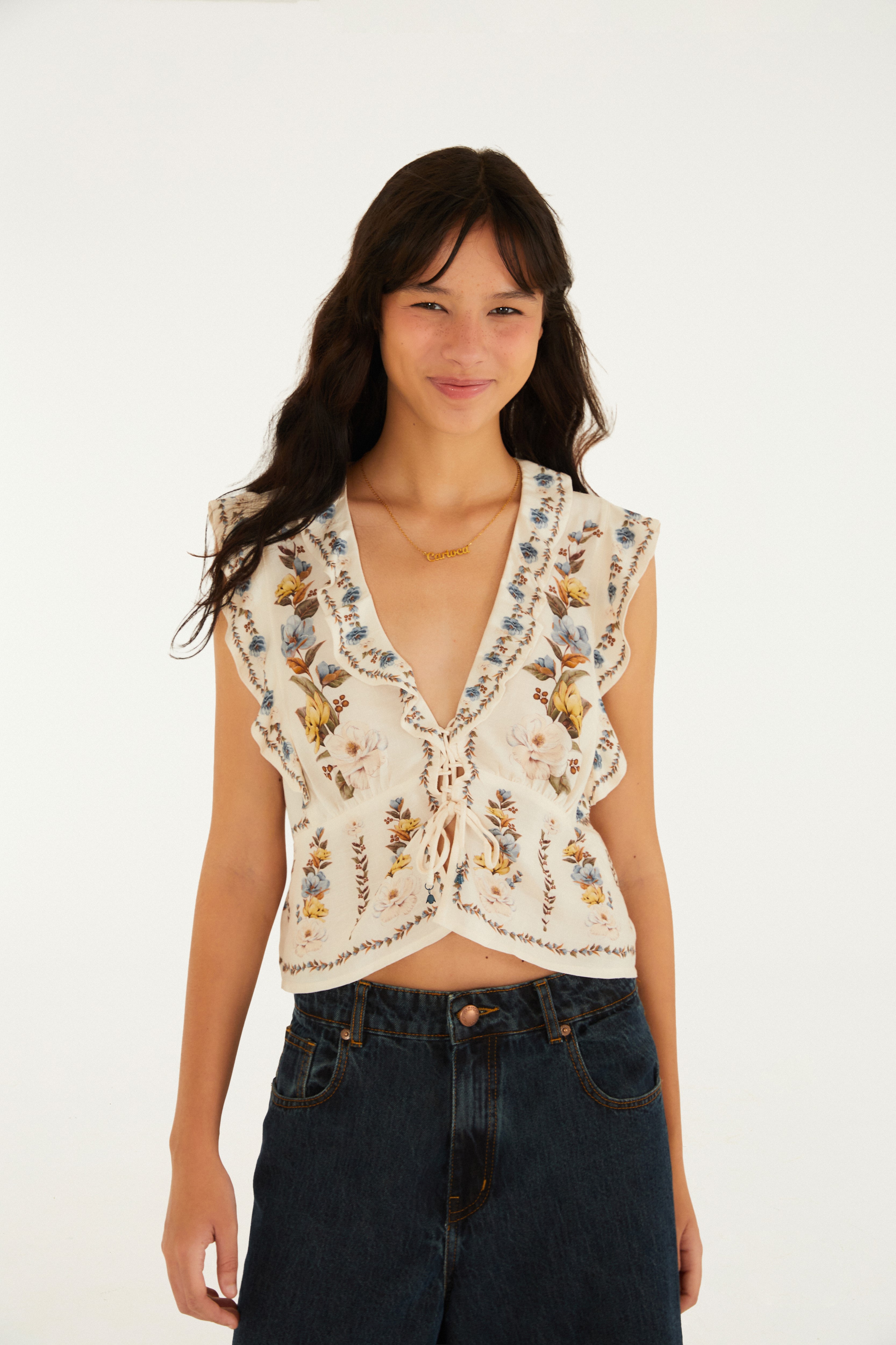 Blusa Estampada Ana Clara
