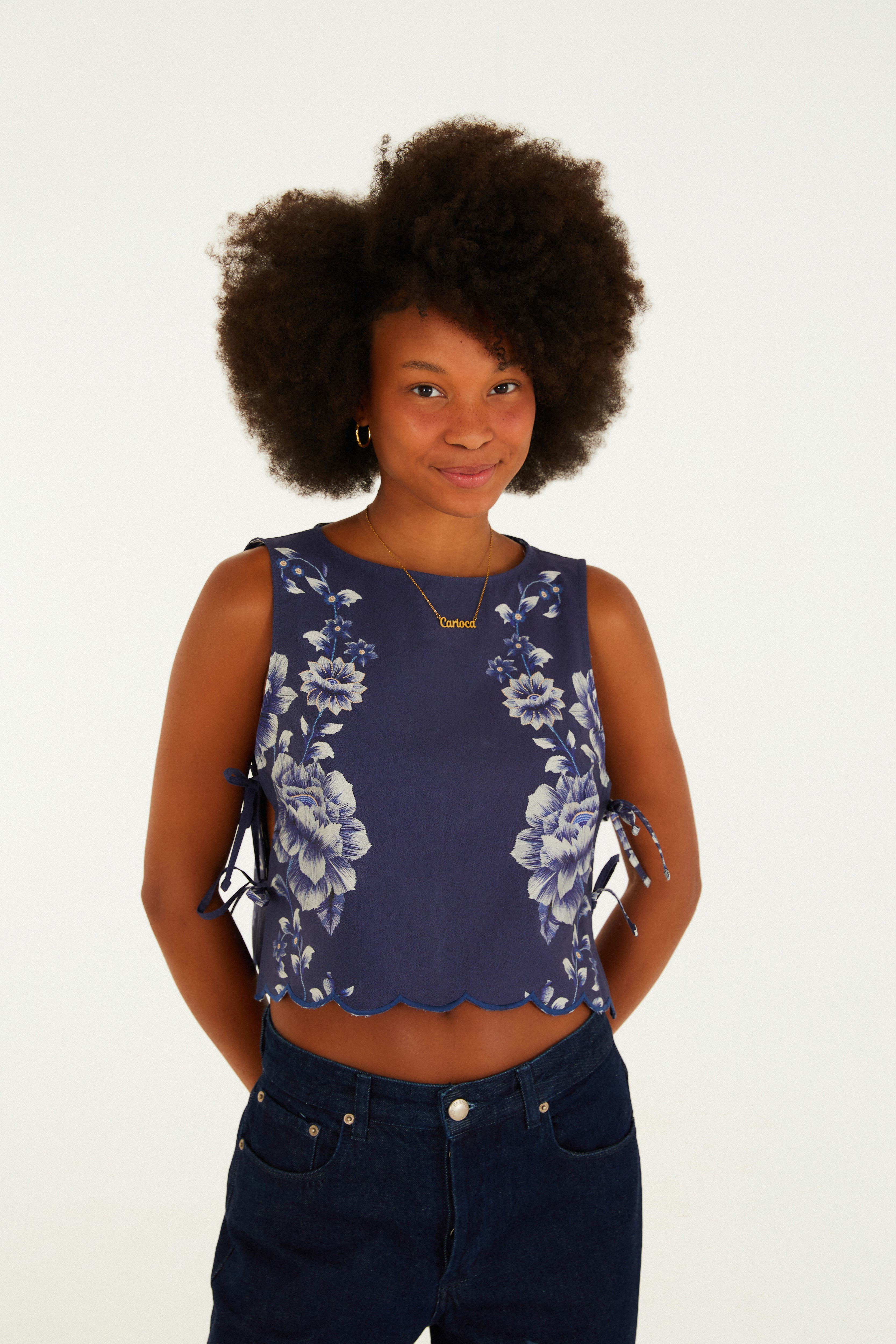 Blusa Estampada Nara Floral — foto 2