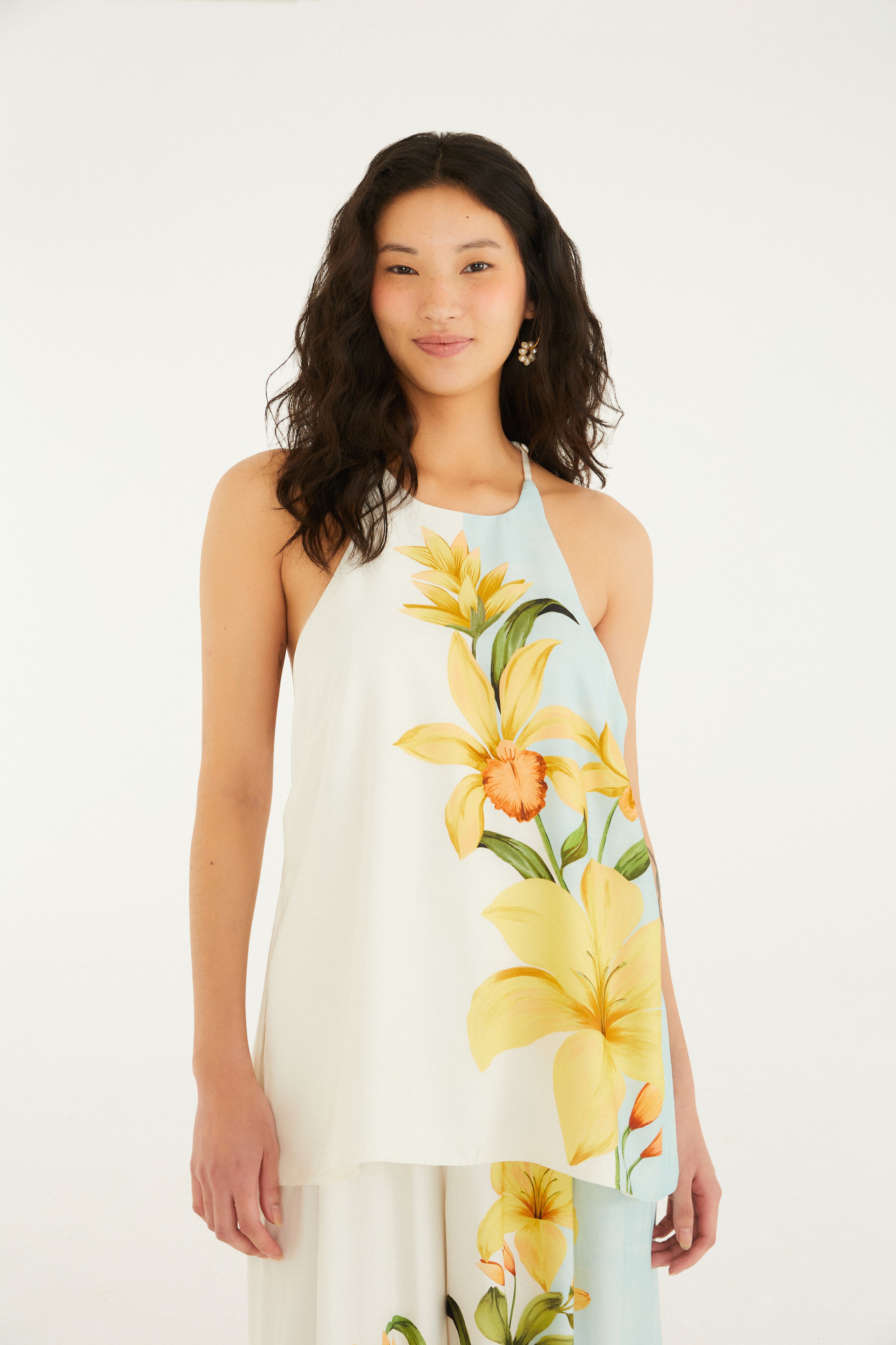 Regata Estampada Floral Samanta