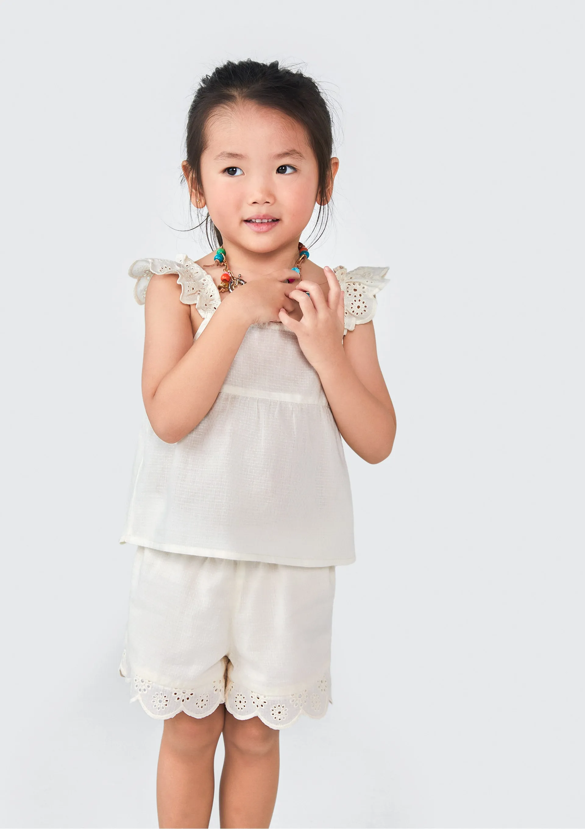 Regata Infantil Menina Toddler - Amarelo — foto 3