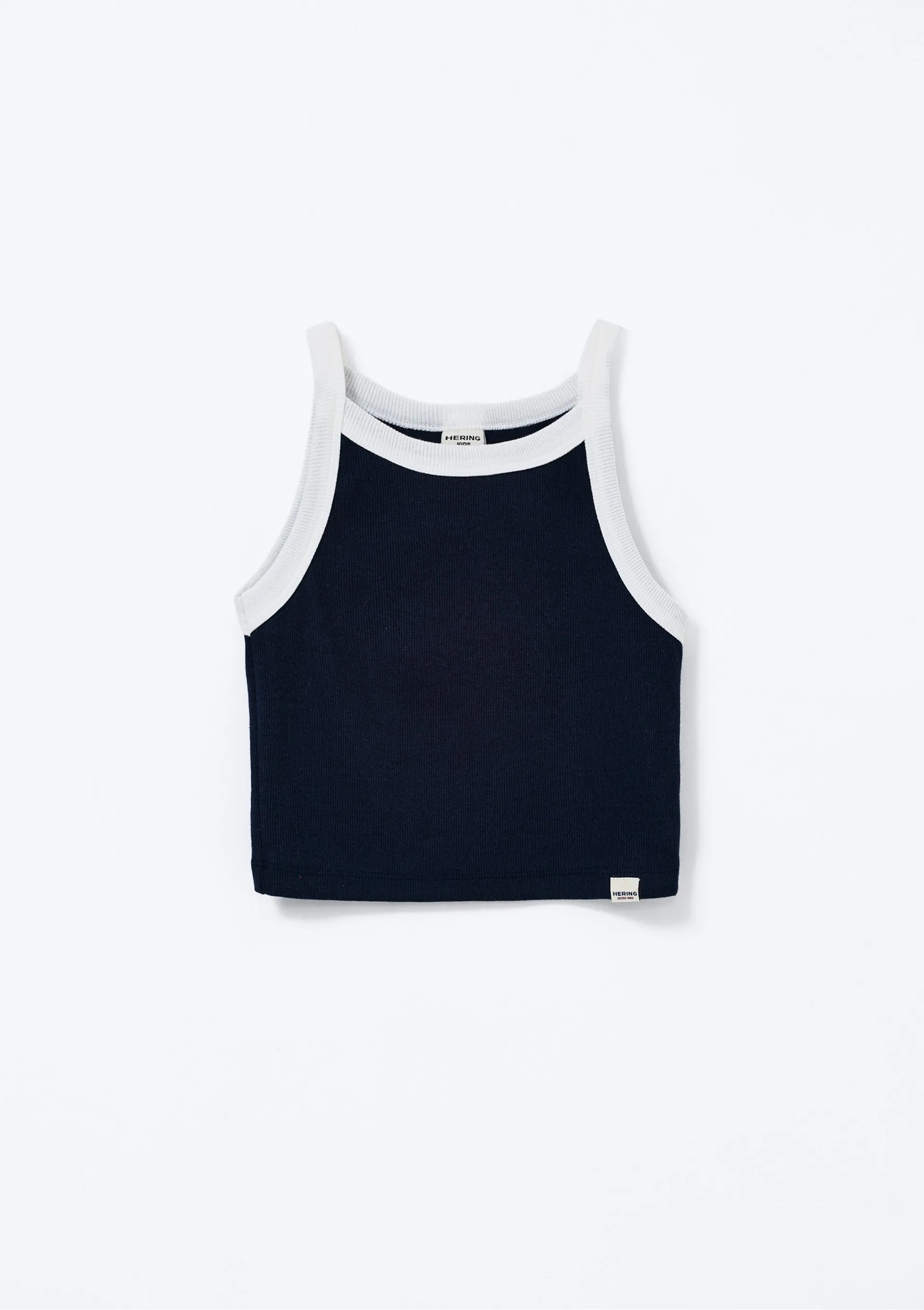 Regata Infantil Menina Cropped Canelada - Azul