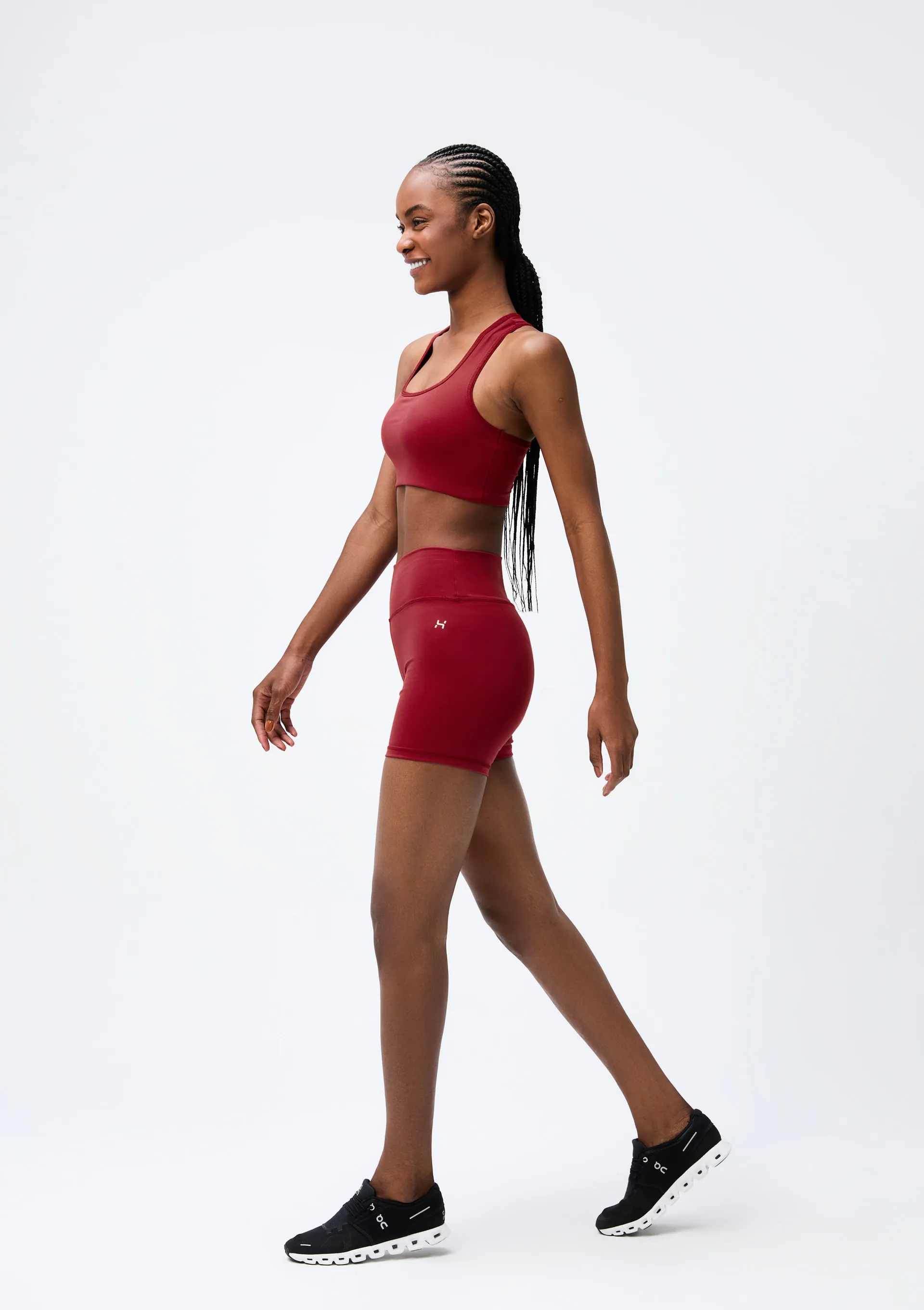 Bermuda Esportiva Feminina Biker - Vermelho — foto 4
