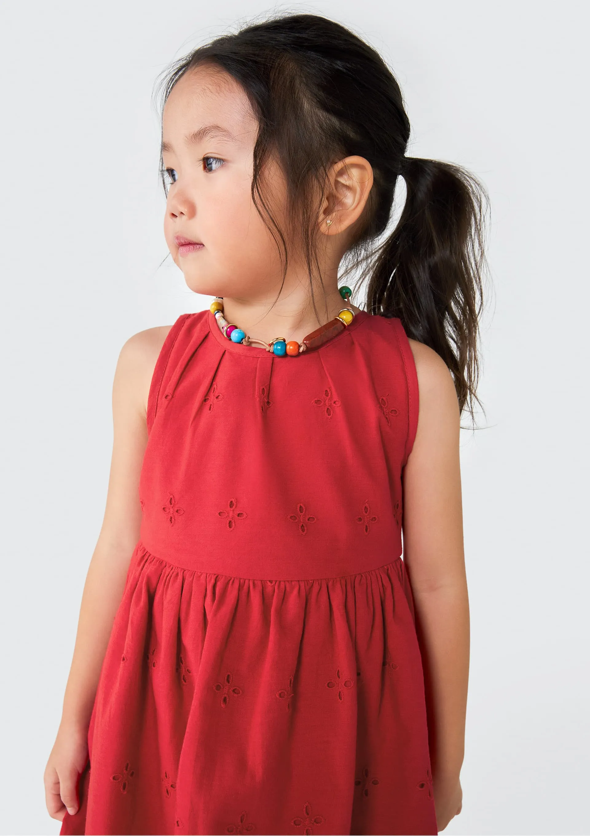 Vestido Infantil Toddler - Vermelho — foto 2