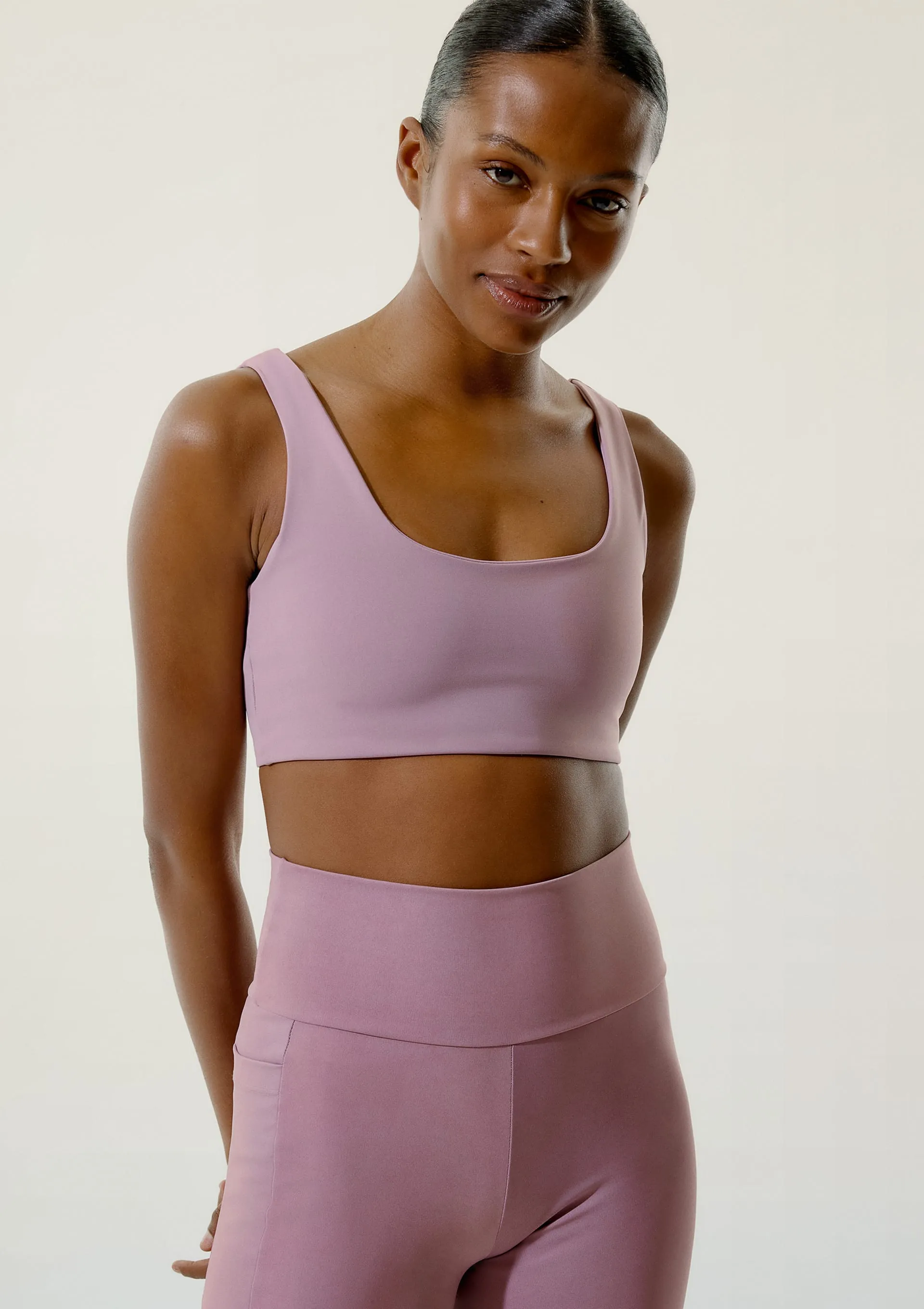 Top Esportivo Com Fio LYCRA® - Rosa