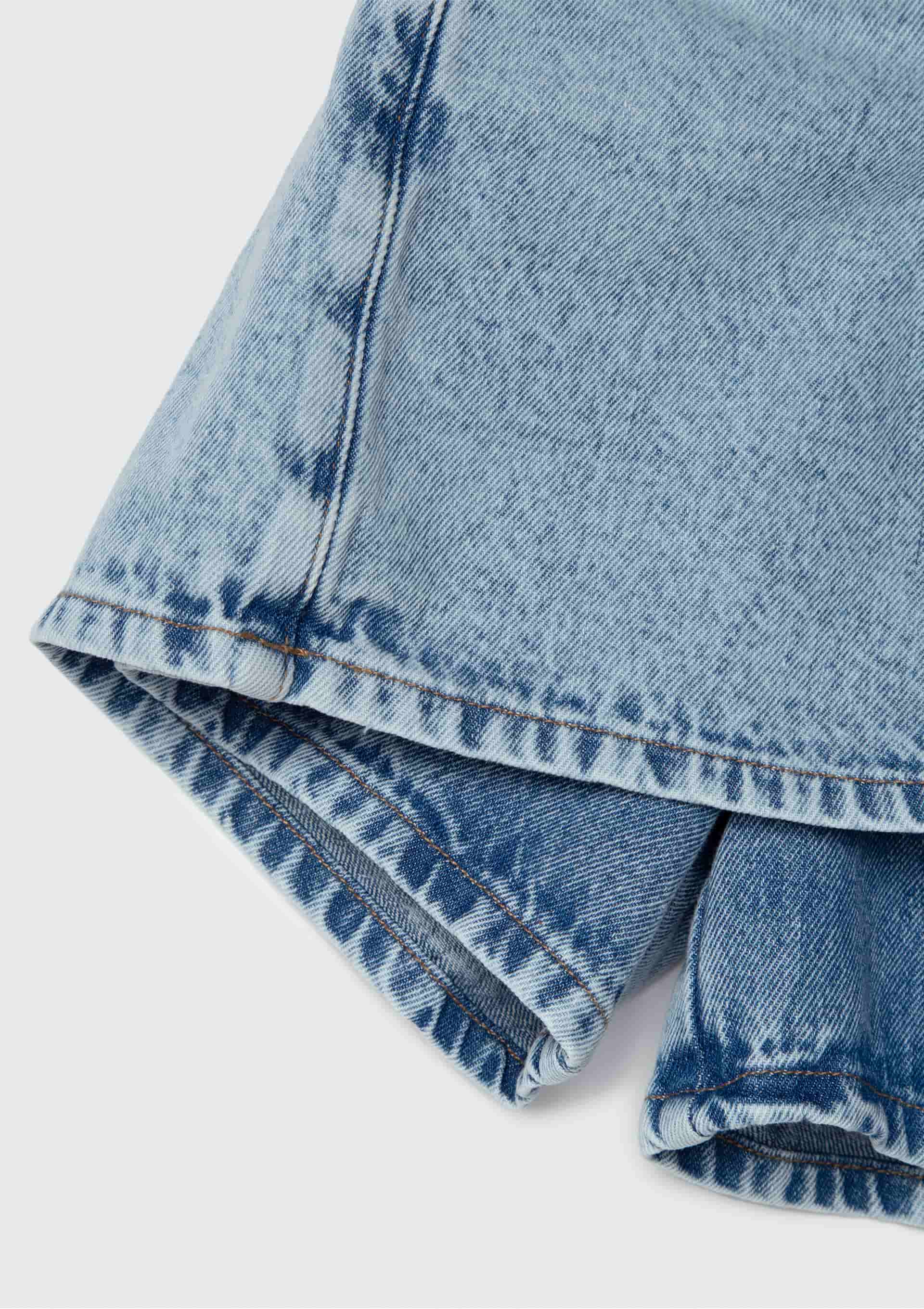 Shorts Saia Jeans Infantil Menina - Azul — foto 3