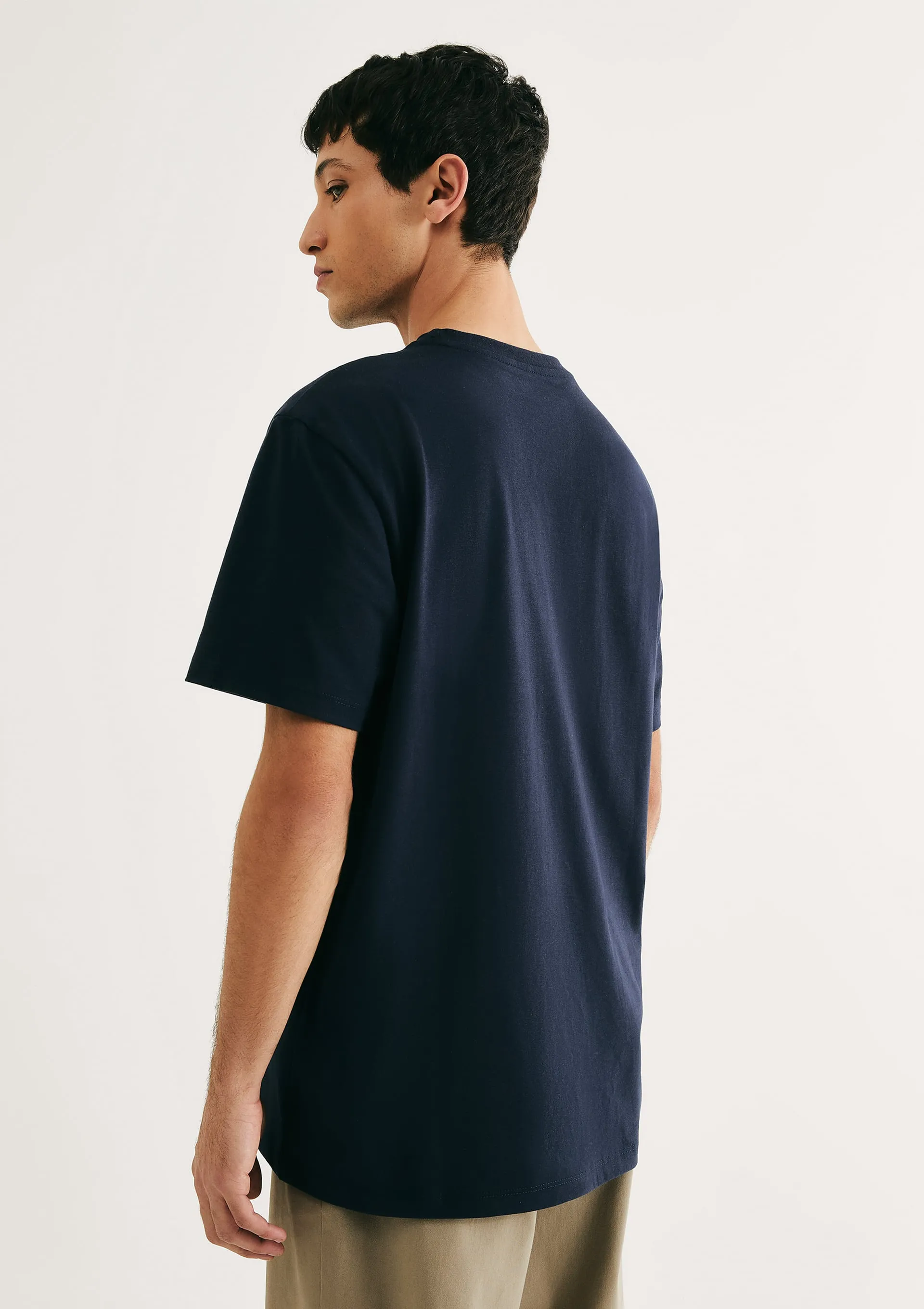 Camiseta Masculina Comfort Estampada - Azul — foto 3