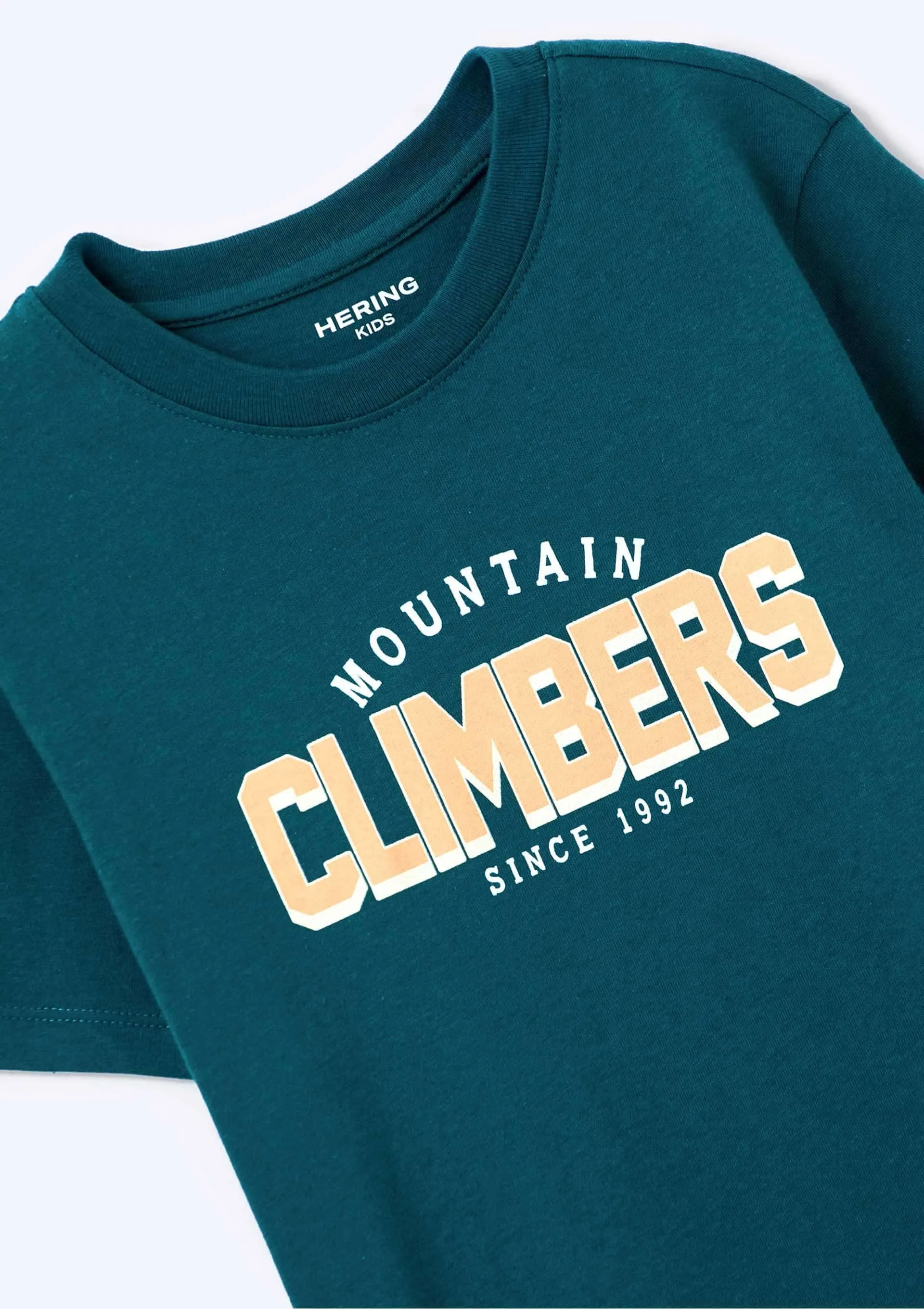 Camiseta Infantil Menino Manga Curta Com Estampa - Verde — foto 5