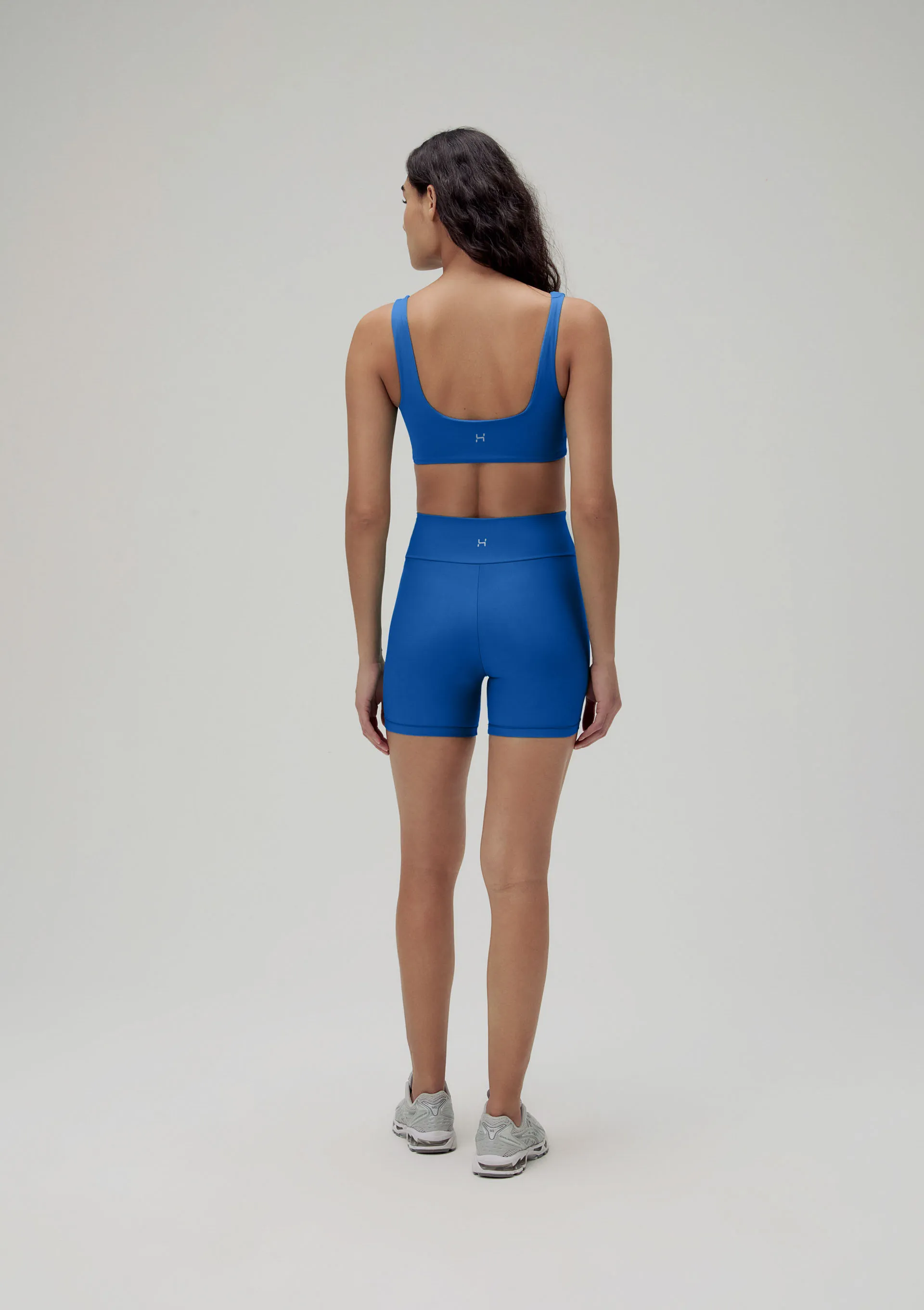 Bermuda Esportiva Feminina - Azul — foto 4