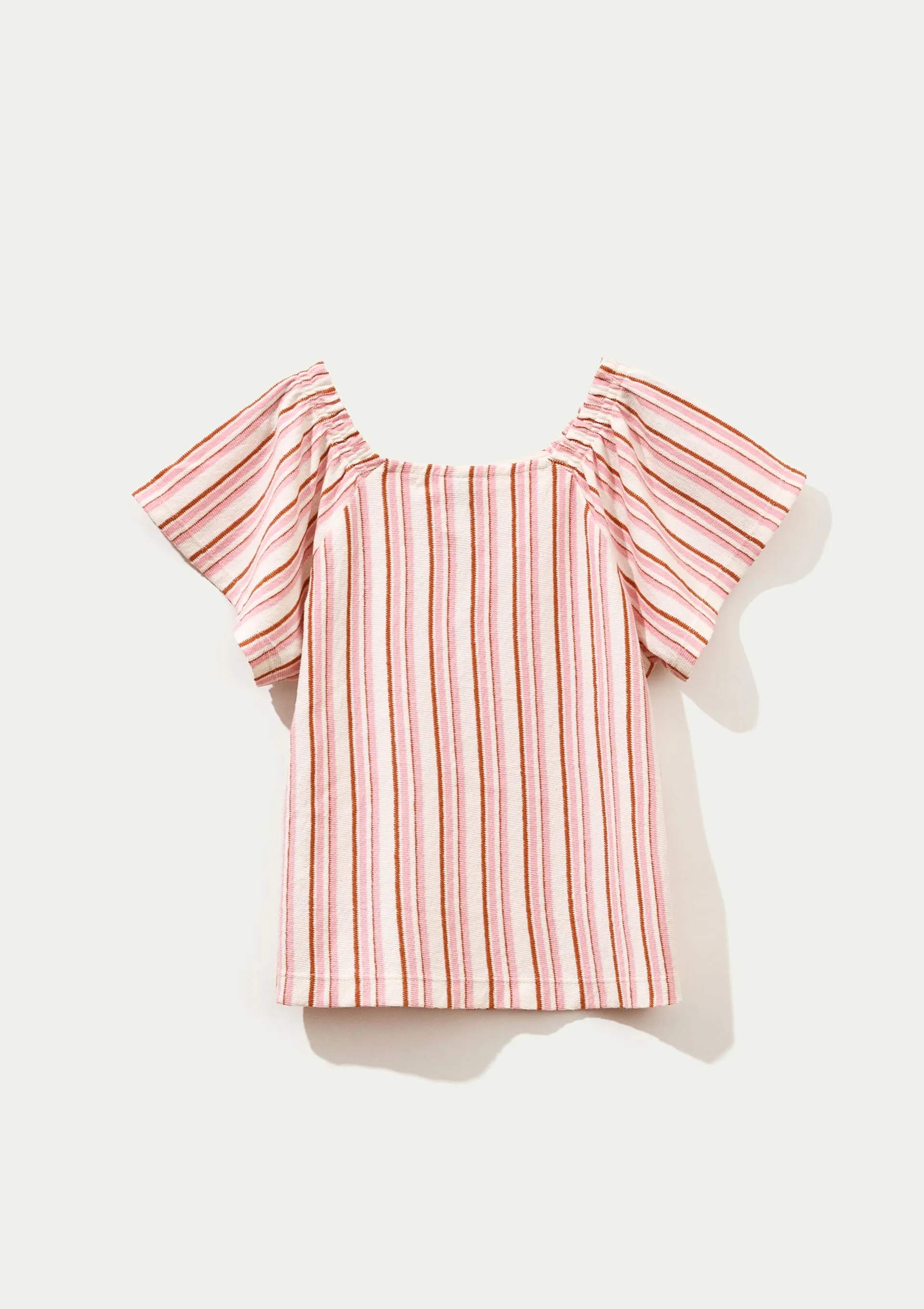 Blusa Infantil Menina Fio Tinto Texturizada - Vermelho — foto 8