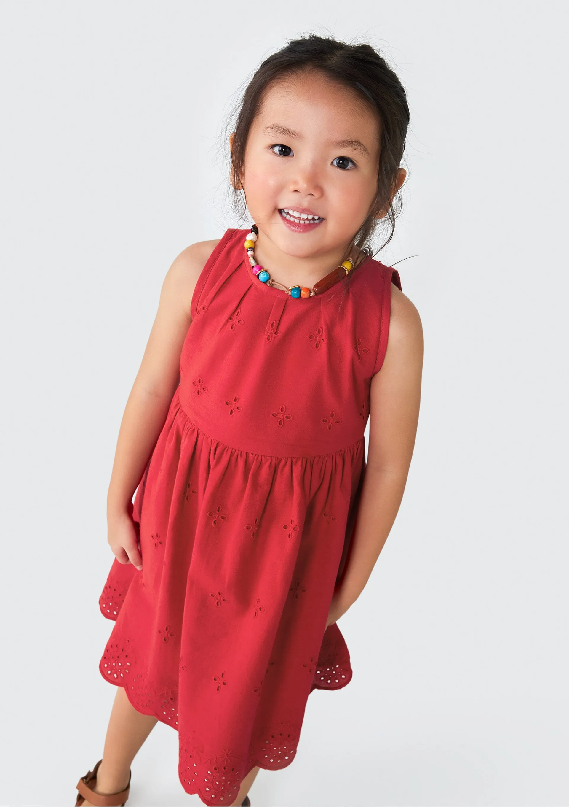 Vestido Infantil Toddler - Vermelho — foto 3