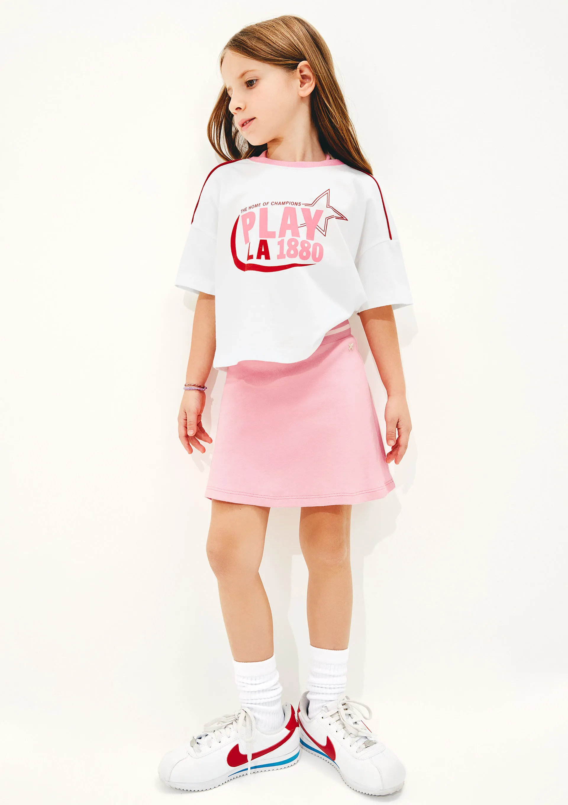 Blusa Infantil Menina Super Cotton Boxer - Off white