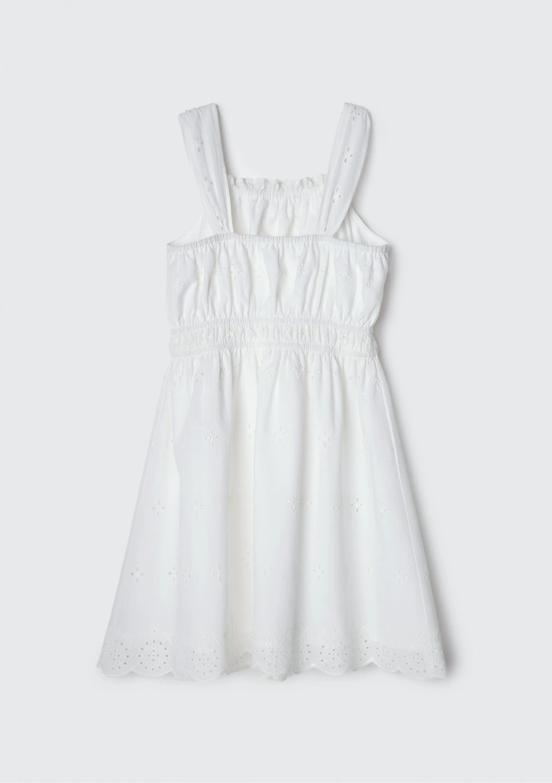 Vestido Curto Infantil - Branco — foto 6