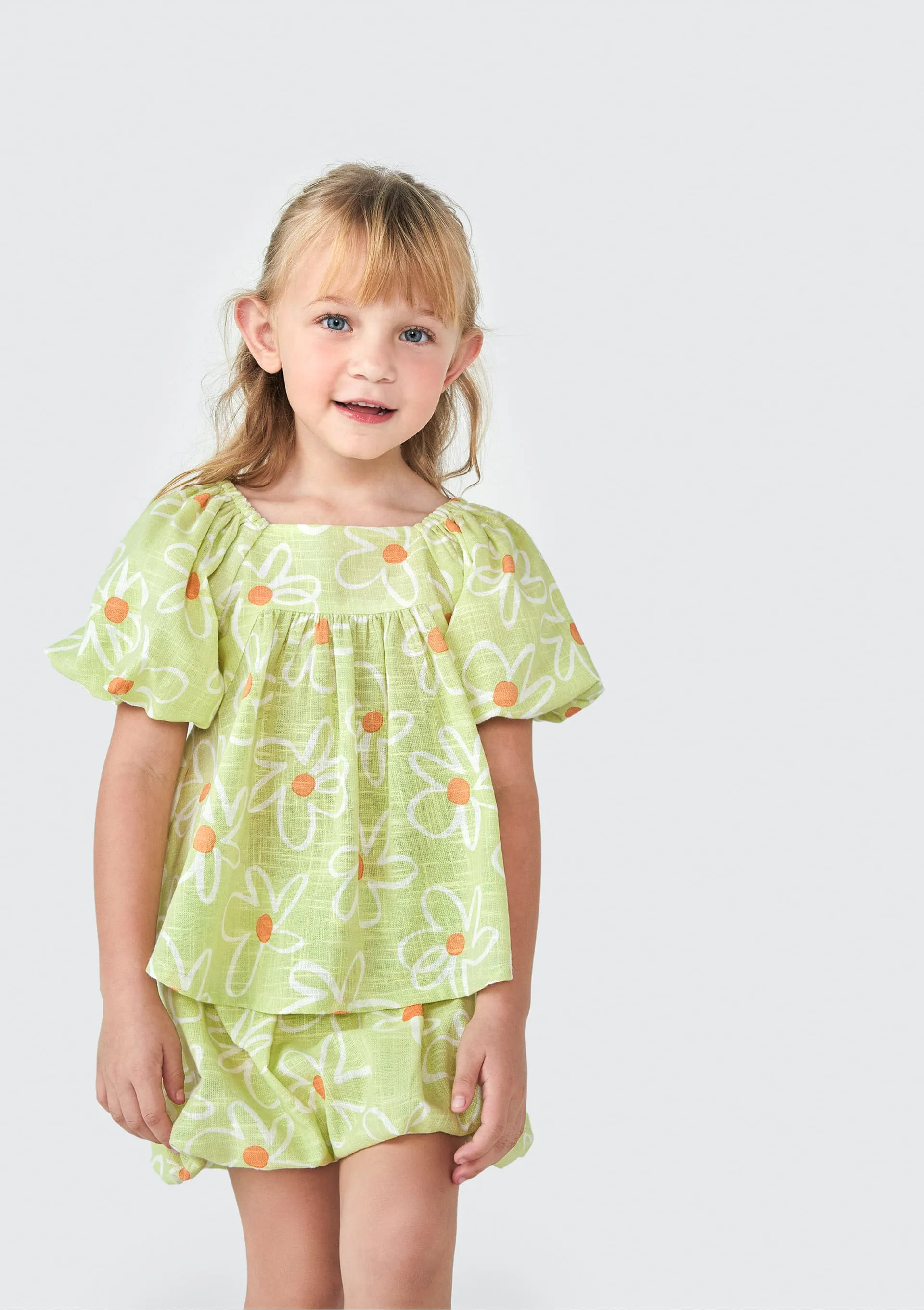 Saia Infantil Toddler Estampada - Verde — foto 3