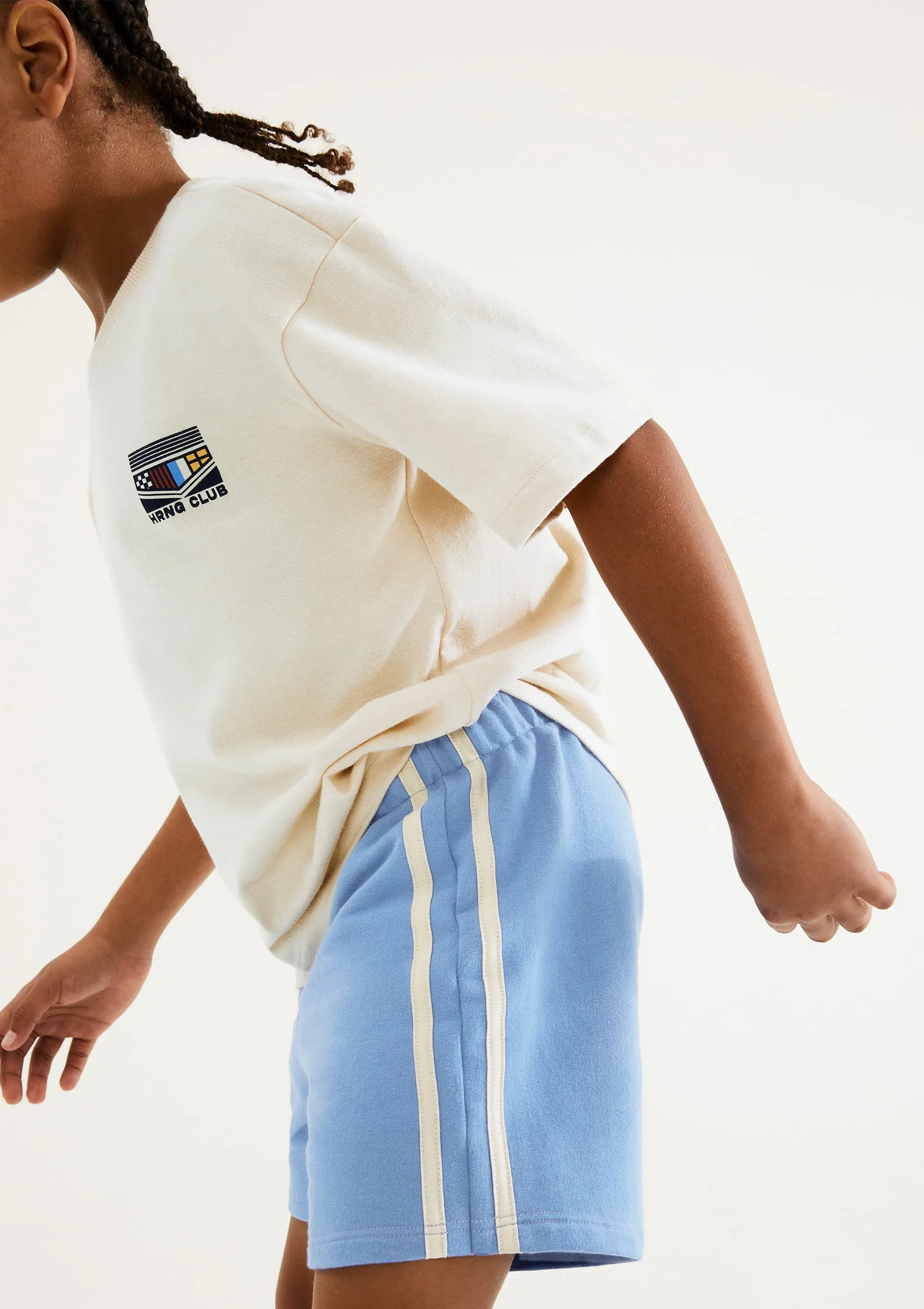 Conjunto Infantil Menino Curto Estampado - Azul — foto 3