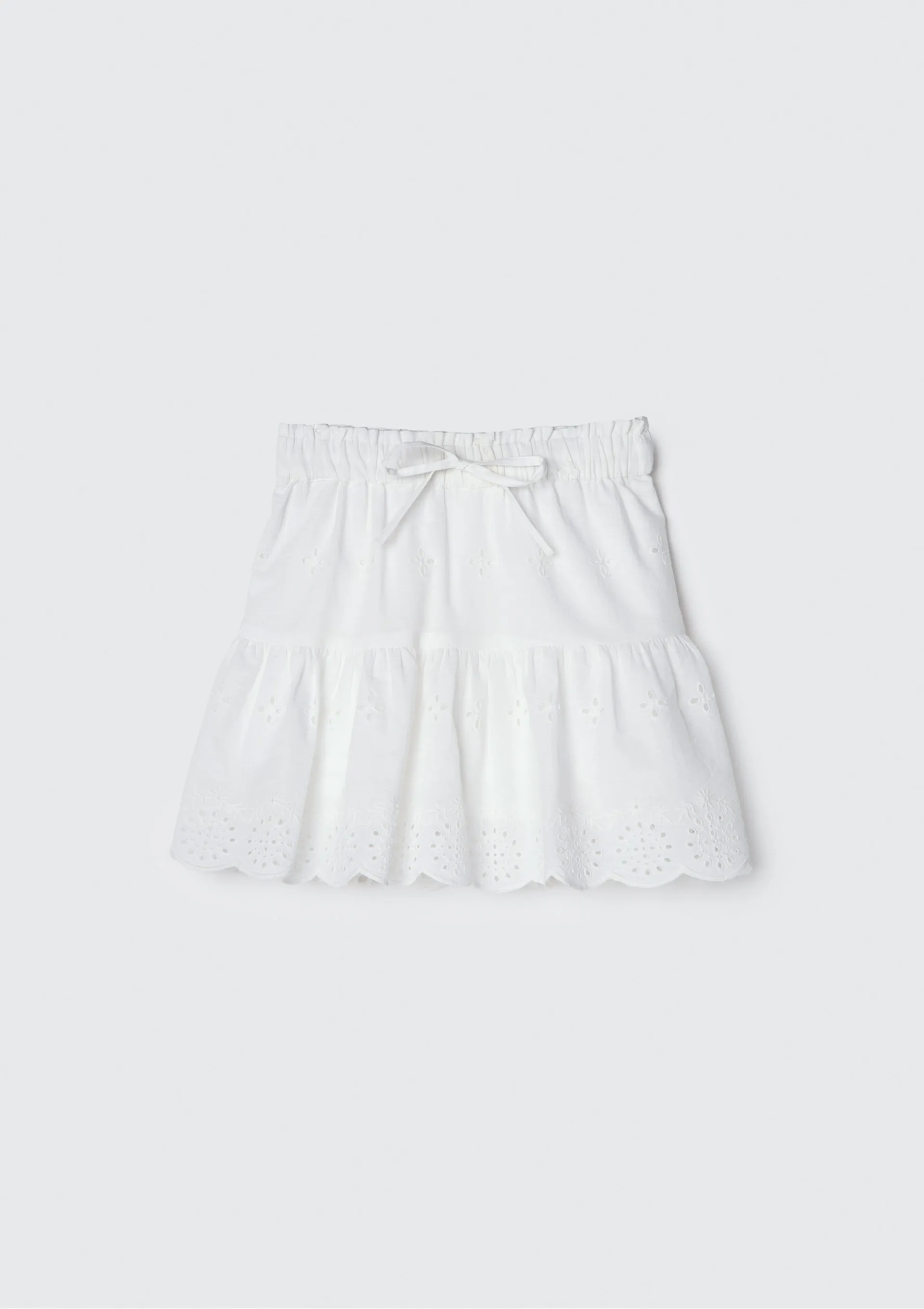 Shorts Infantil Menina - Branco — foto 4