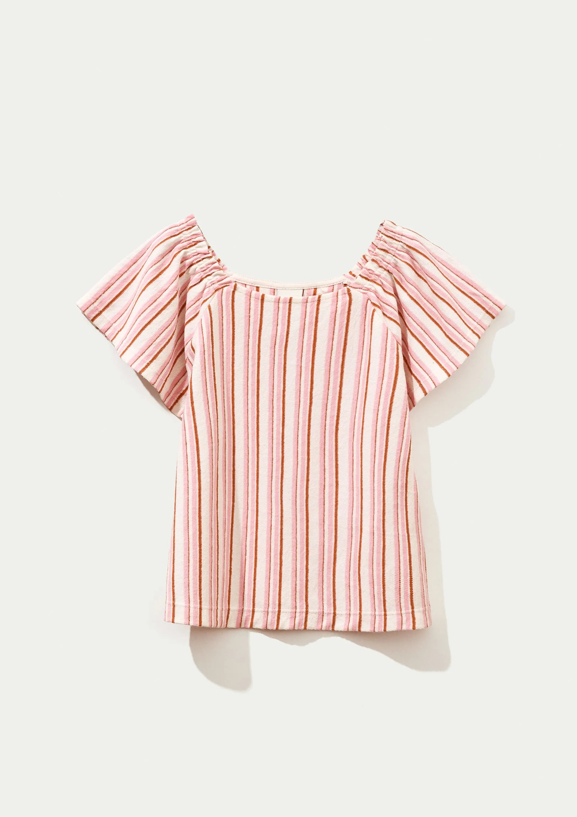 Blusa Infantil Menina Fio Tinto Texturizada - Vermelho — foto 2