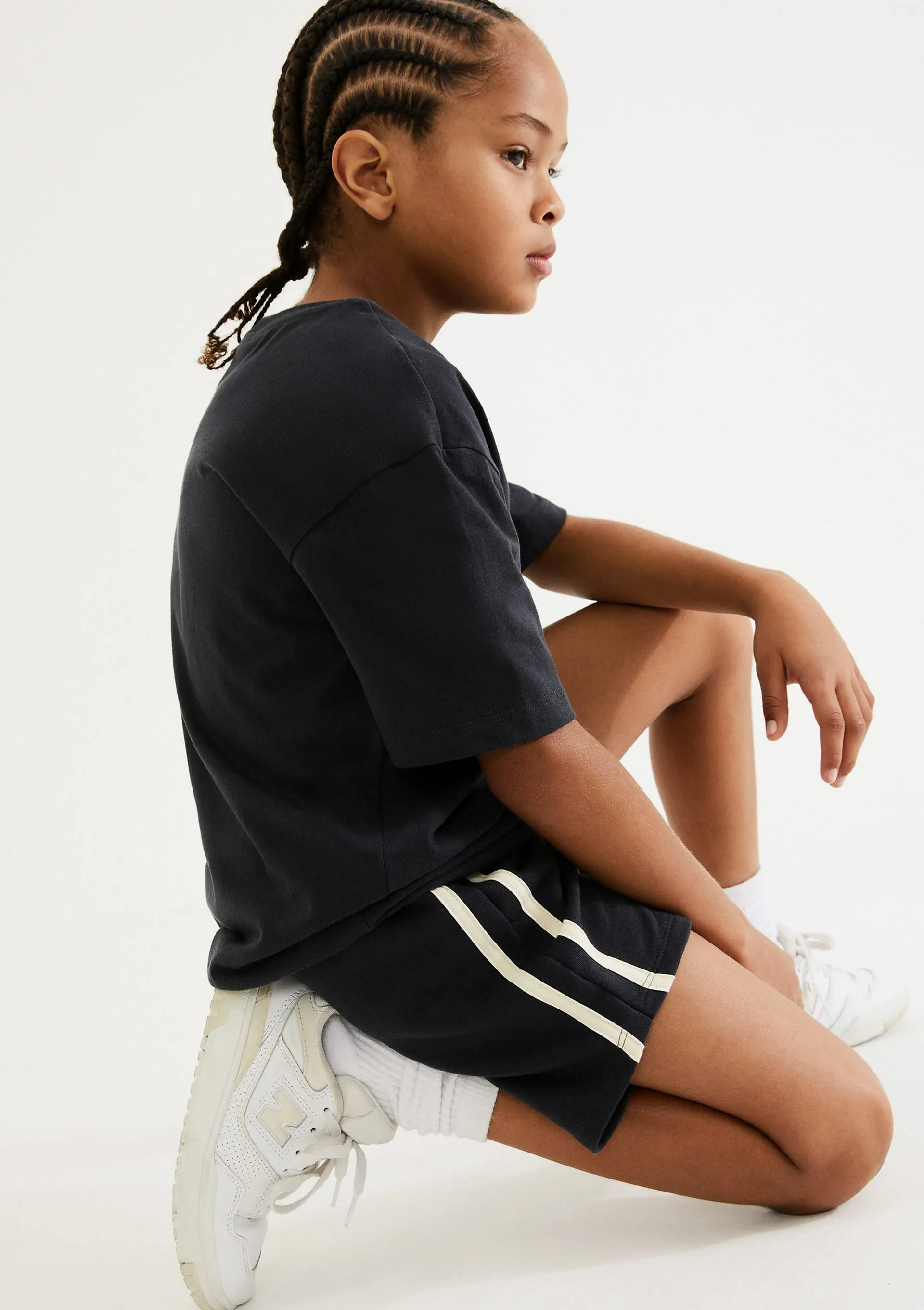 Conjunto Infantil Menino Curto Estampado - Preto — foto 5