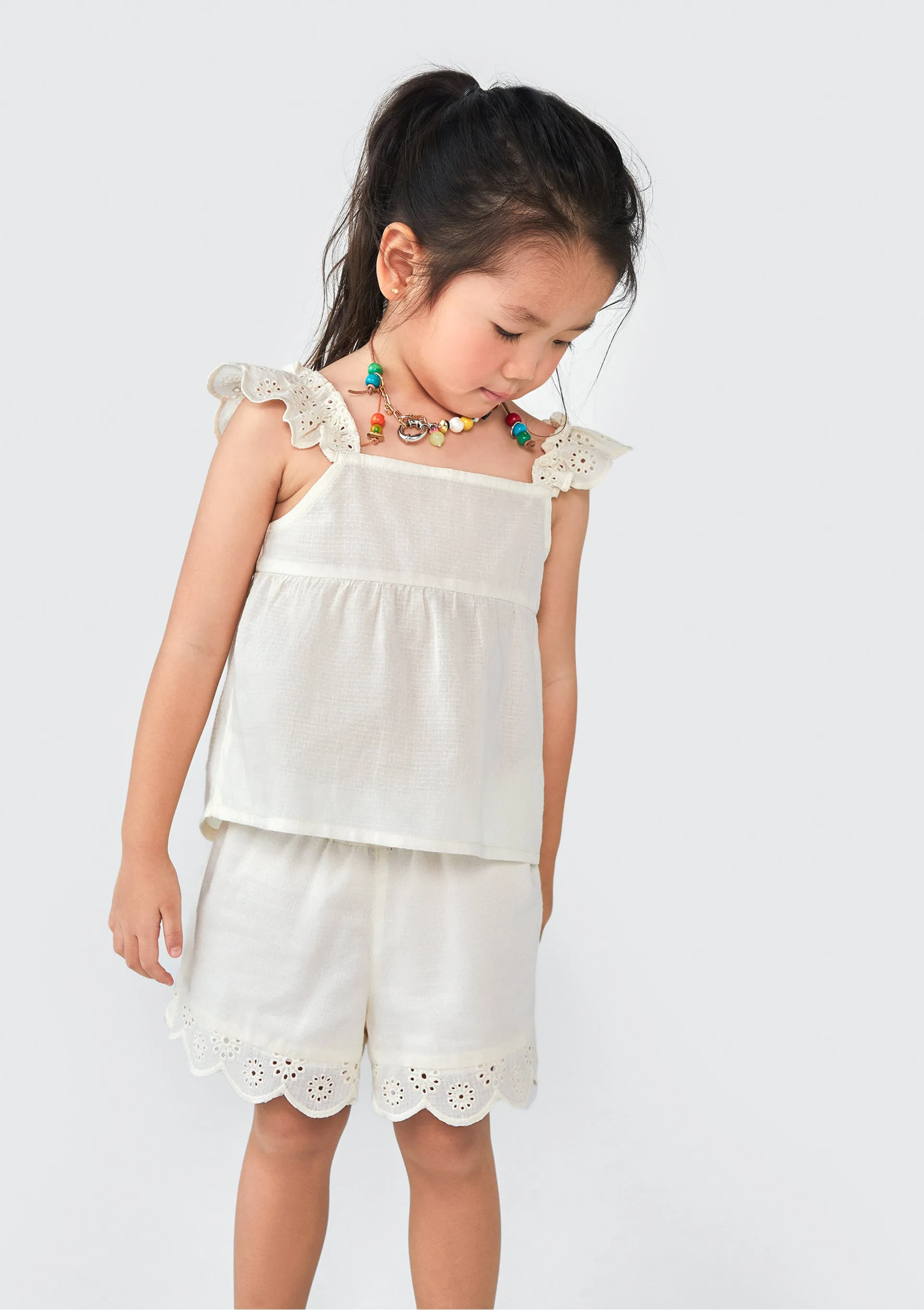 Regata Infantil Menina Toddler - Amarelo — foto 2