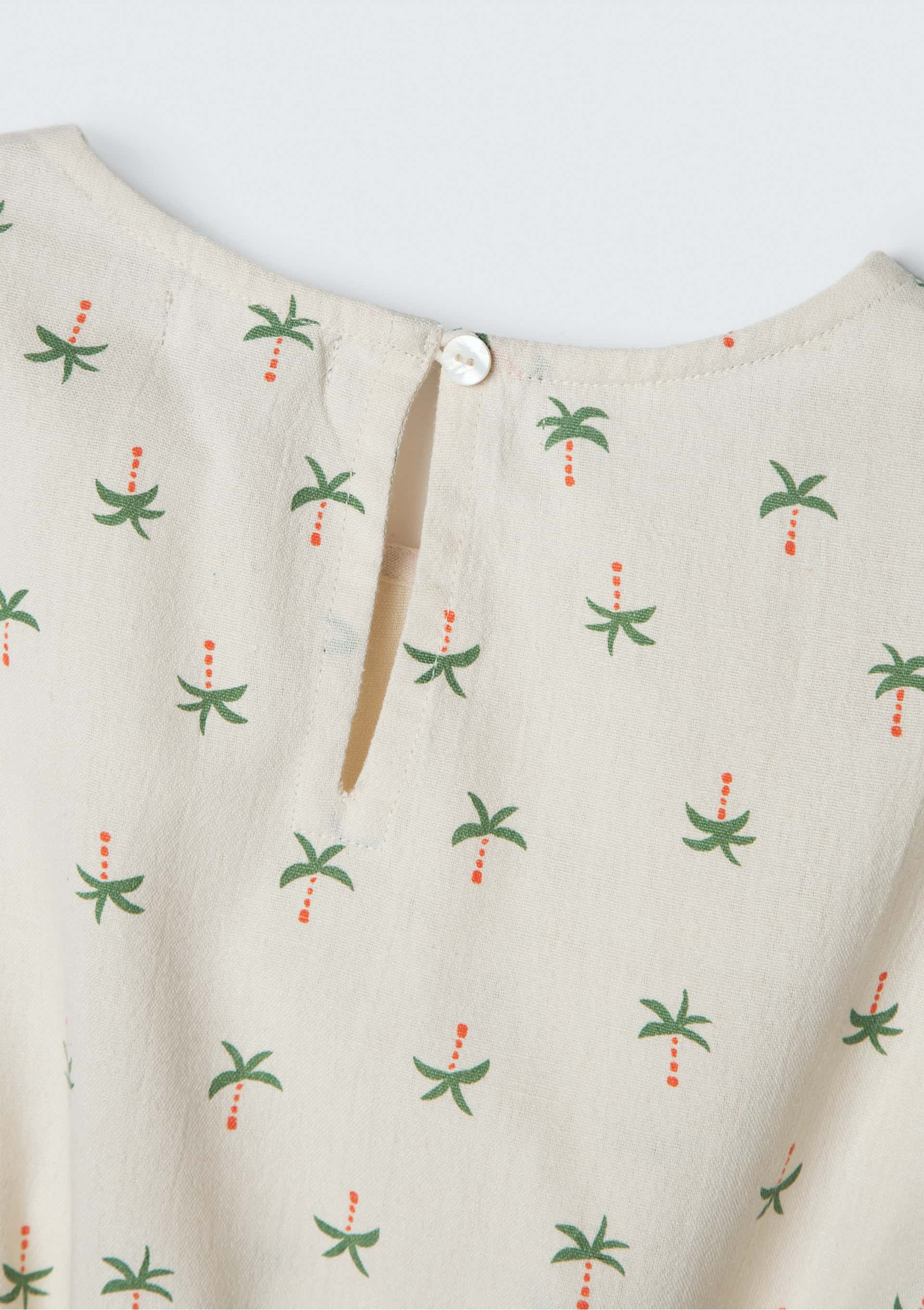 Blusa Infantil Menina Com Estampa - Bege — foto 5