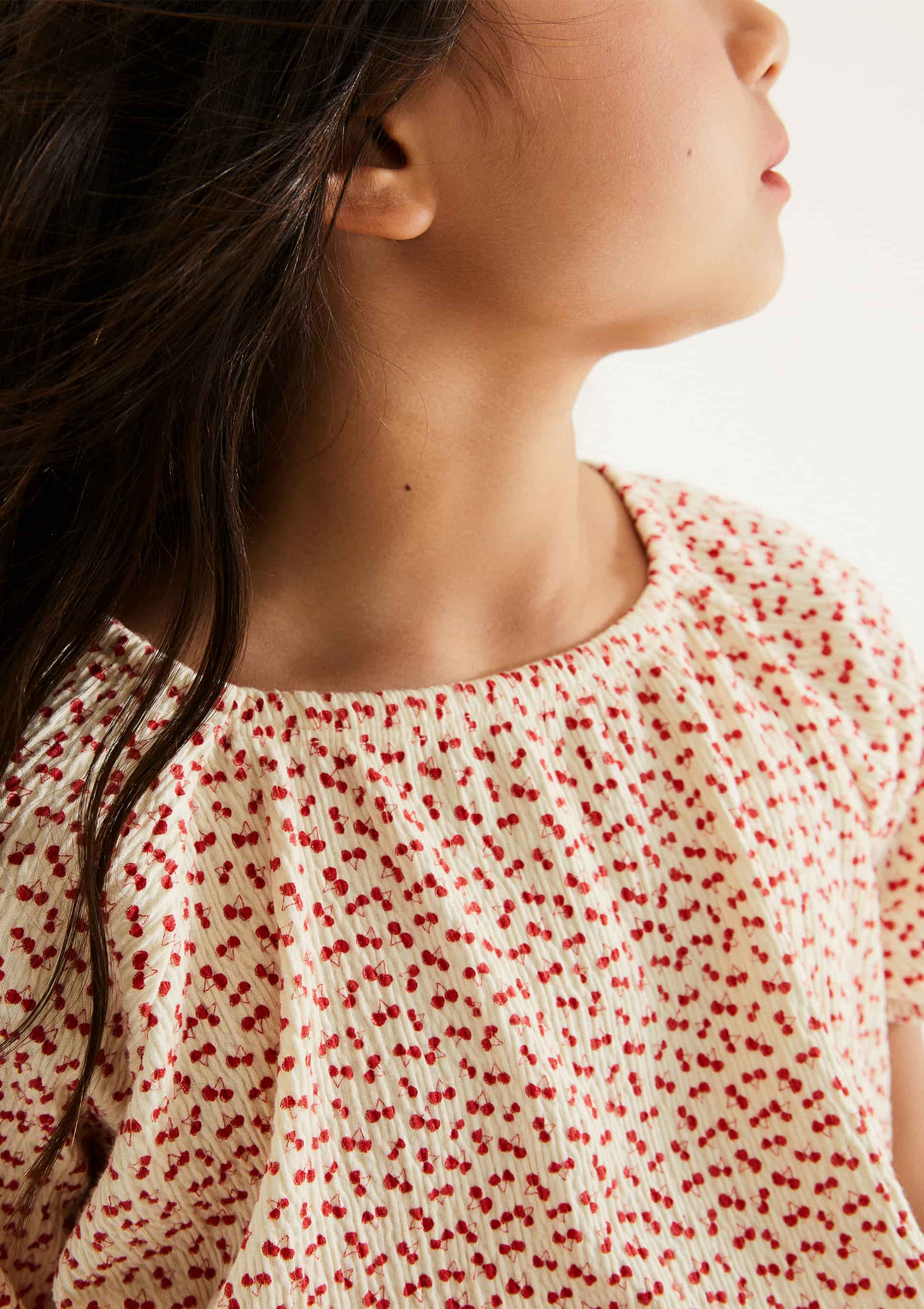 Blusa Infantil Menina Estampada - Vermelho — foto 4