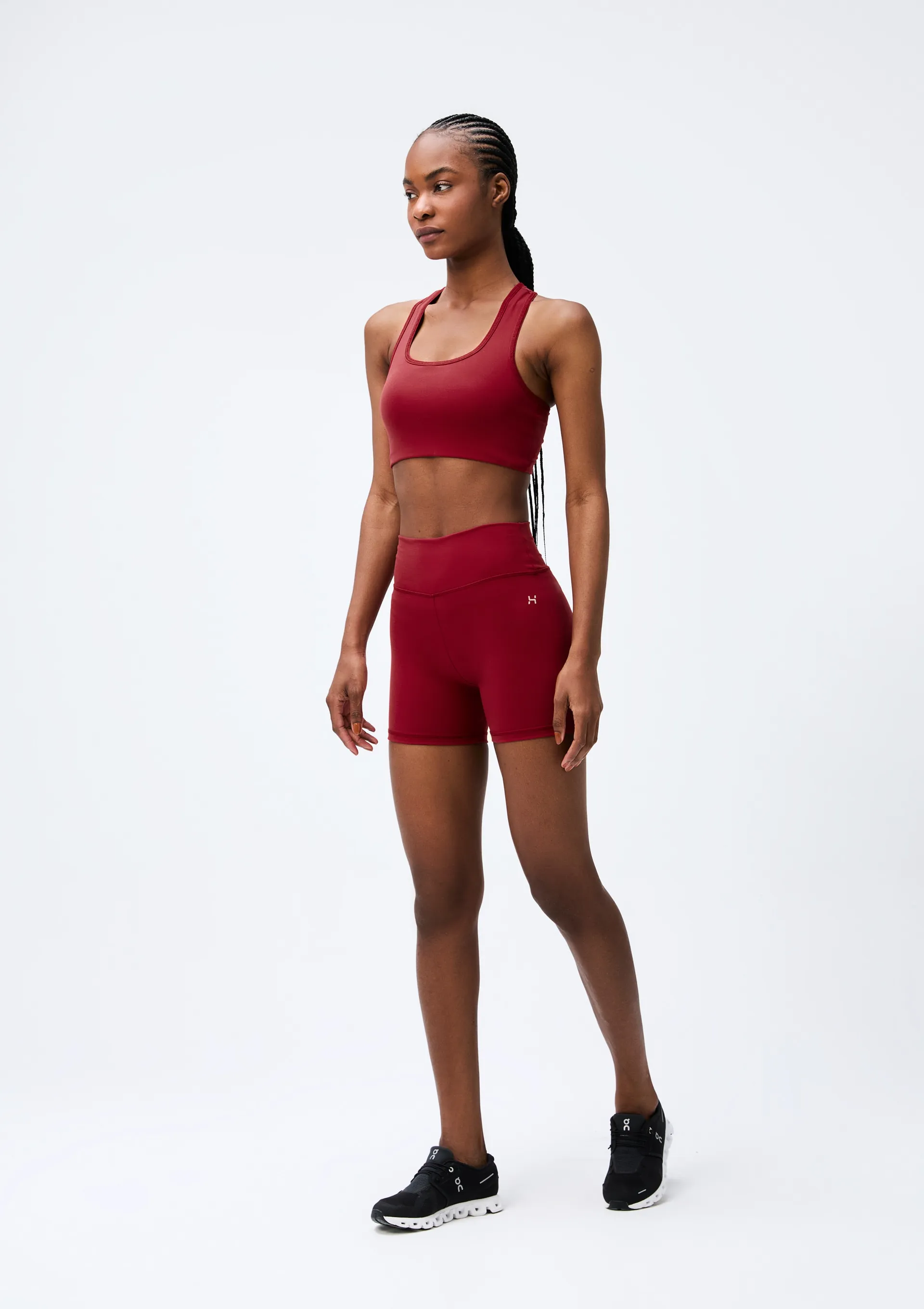 Bermuda Esportiva Feminina Biker - Vermelho — foto 2