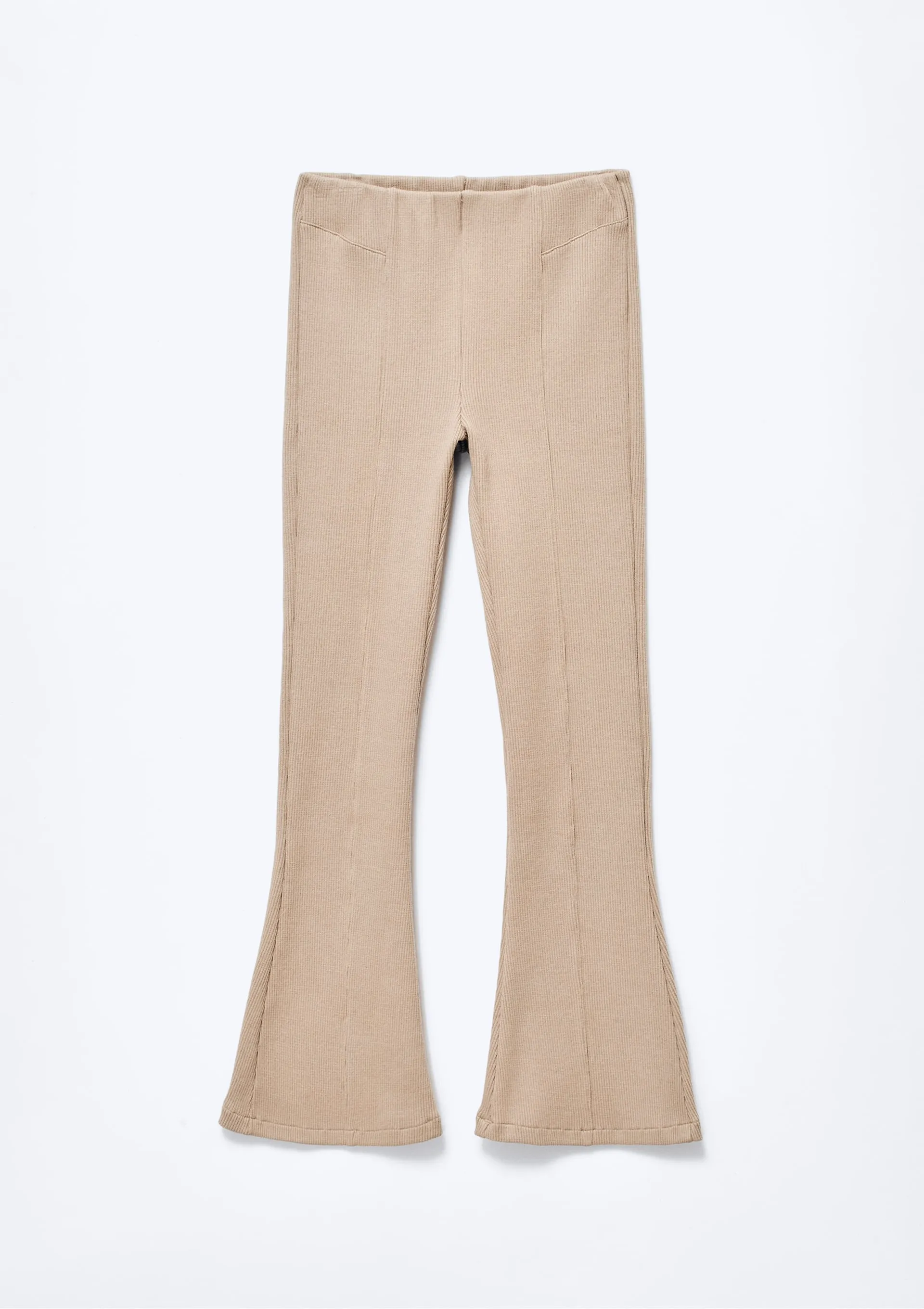 Calça Infantil Menina Flare - Bege — foto 6