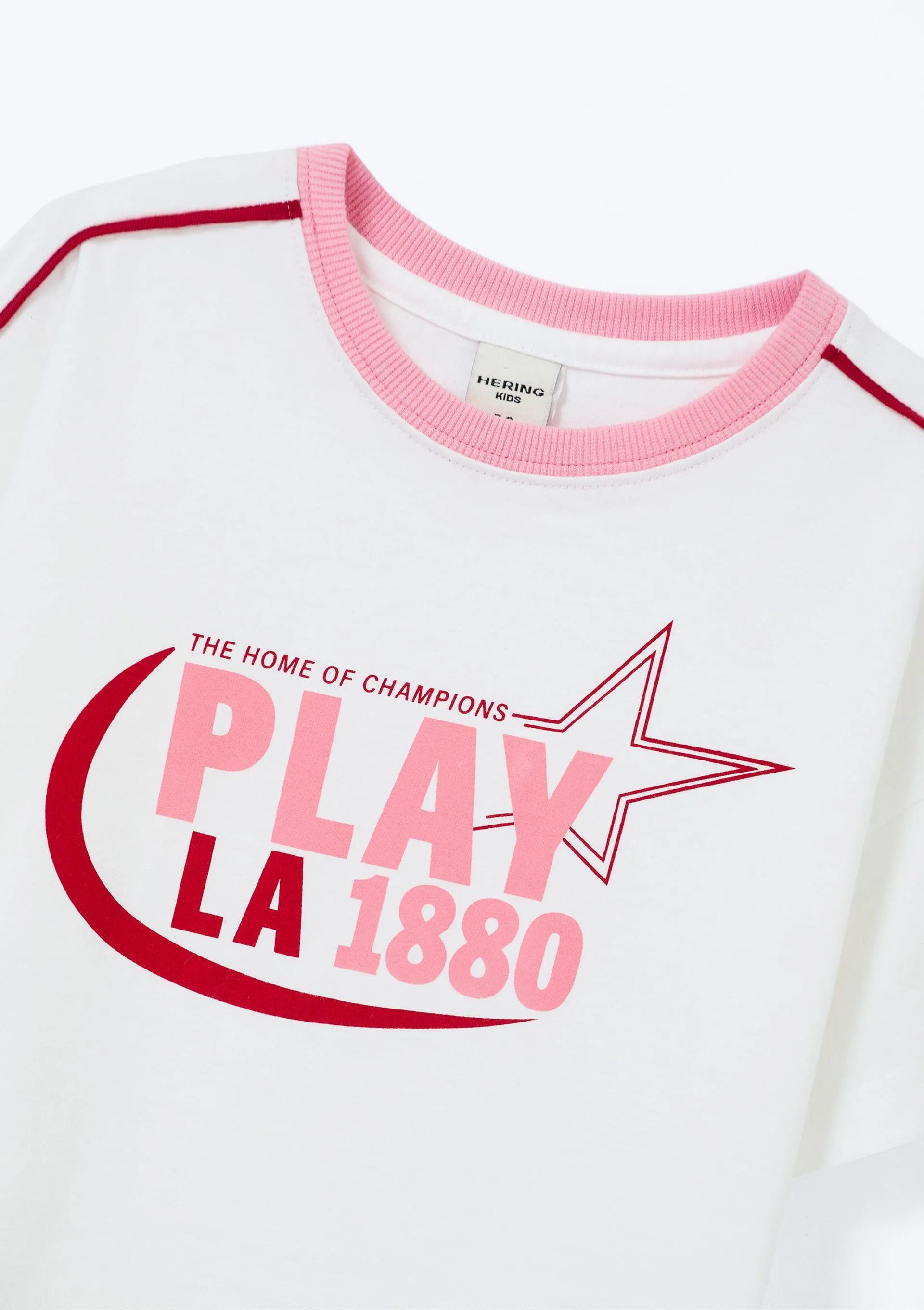 Blusa Infantil Menina Super Cotton Boxer - Off white — foto 3