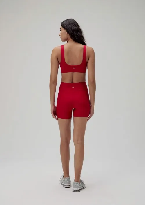 Bermuda Esportiva Feminina - Vermelho — foto 4