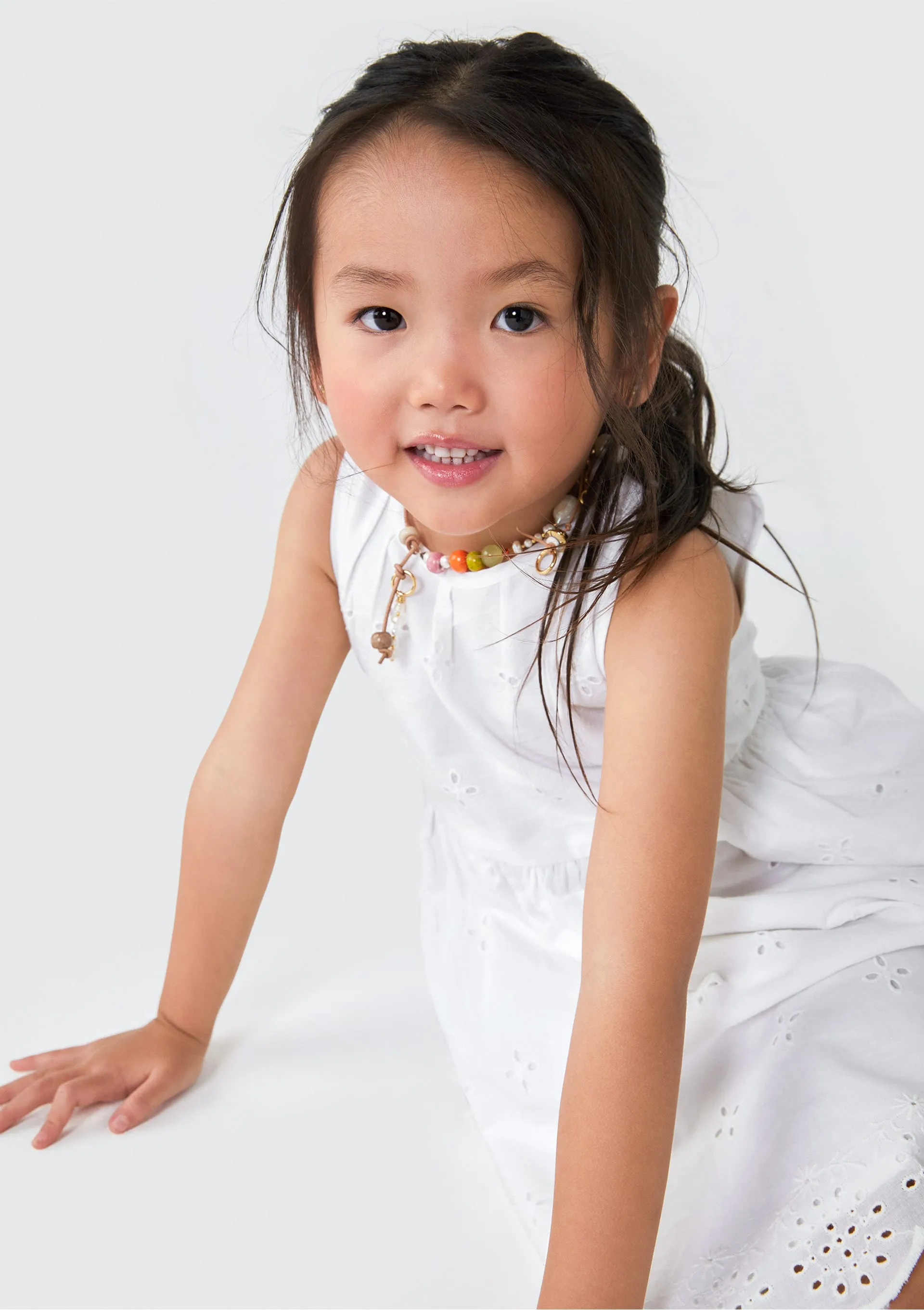 Vestido Infantil Toddler - Branco — foto 2