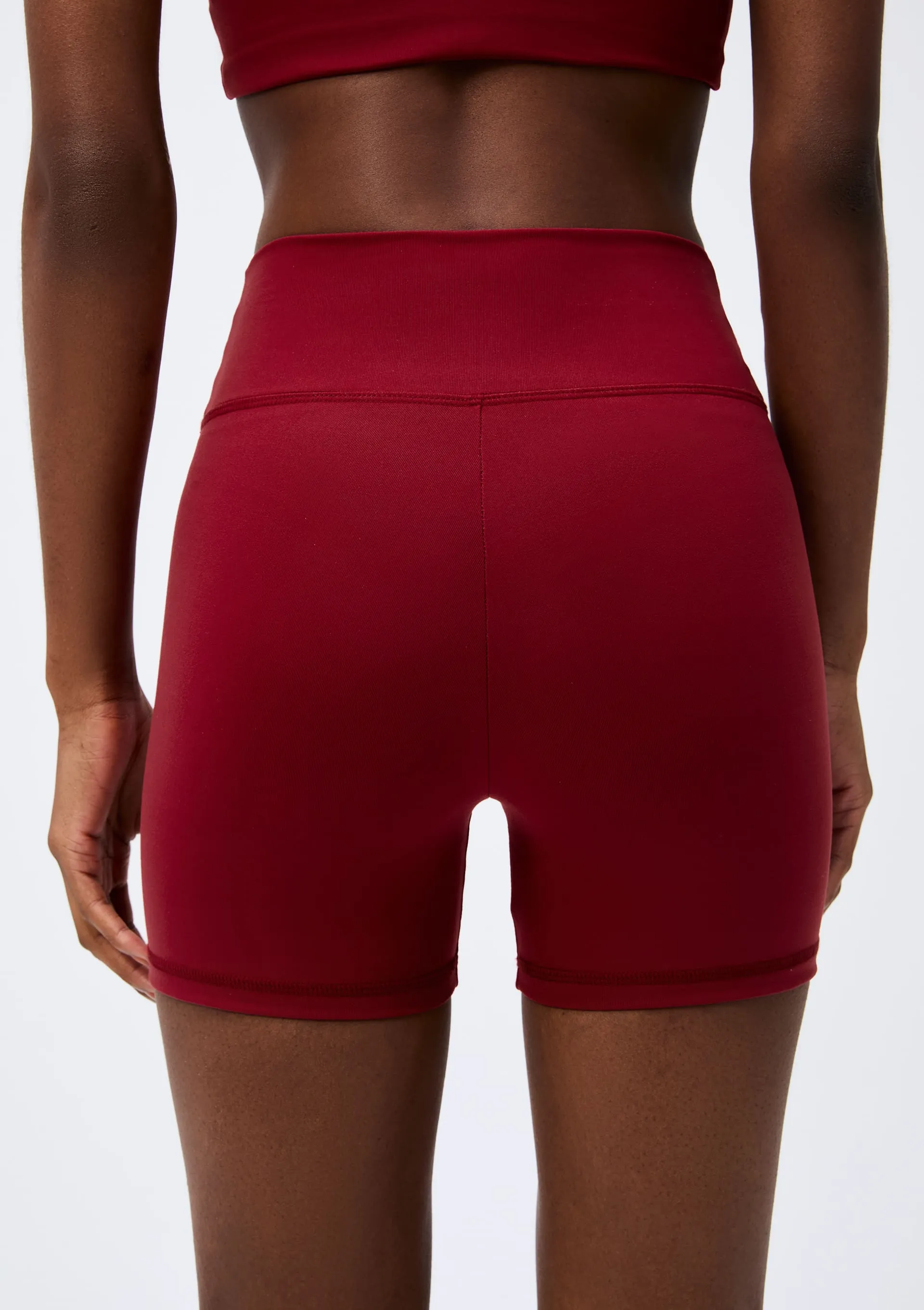 Bermuda Esportiva Feminina Biker - Vermelho — foto 3
